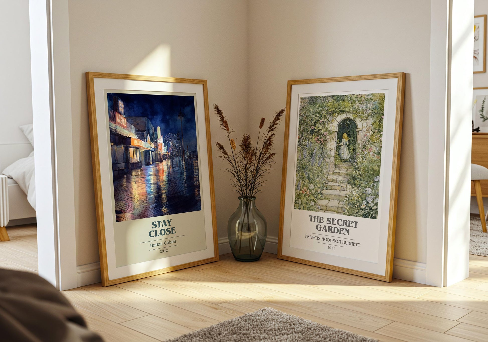 Stay Close by Harlan Coben | Book Poster | Literary Art Gift For Book Lover | Novel Inspired Wall Art | Free Delivery