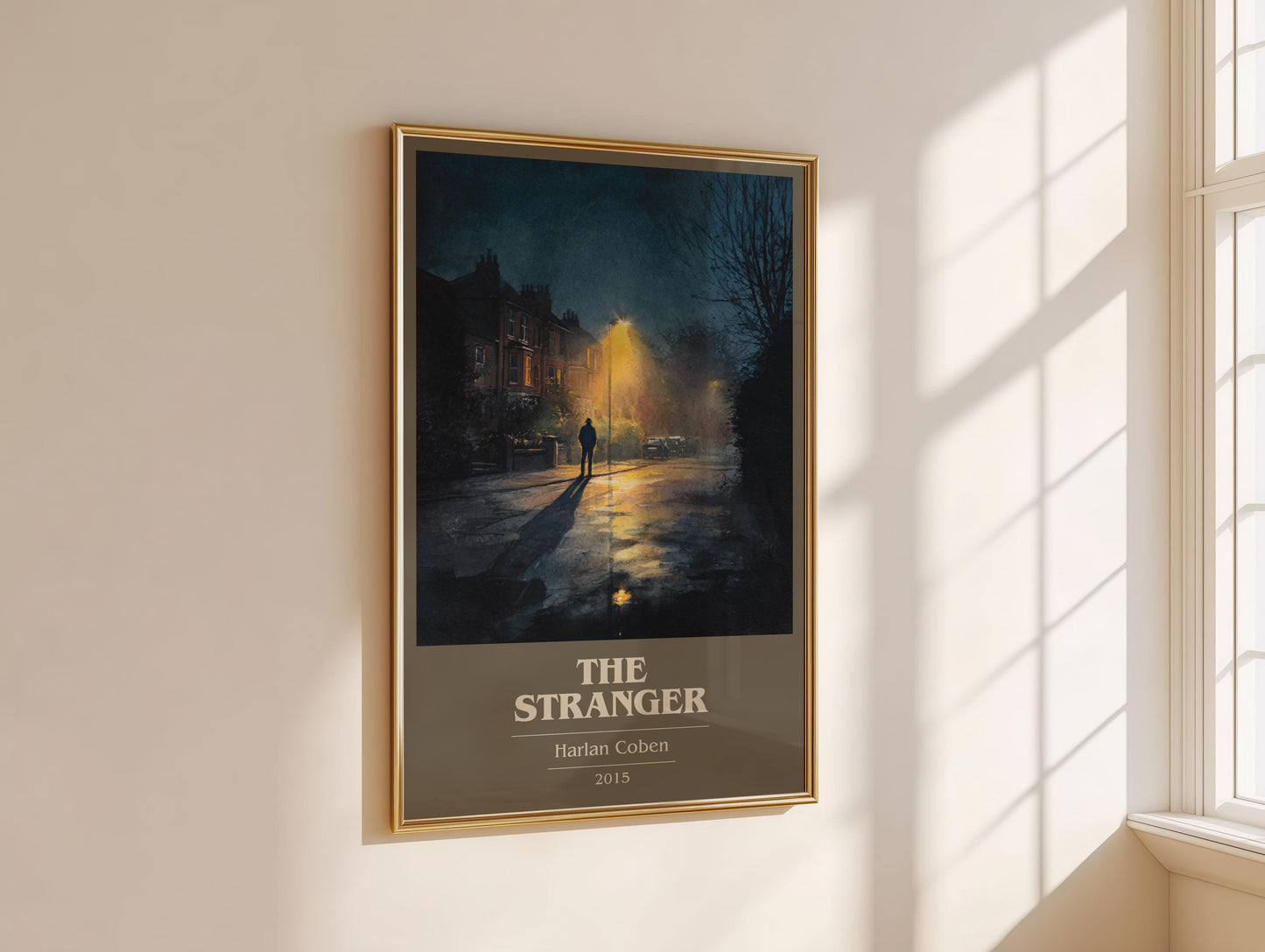 The Stranger by Harlan Coben | Book Poster | Literary Art Gift For Book Lover | Novel Inspired Wall Art | Free Delivery