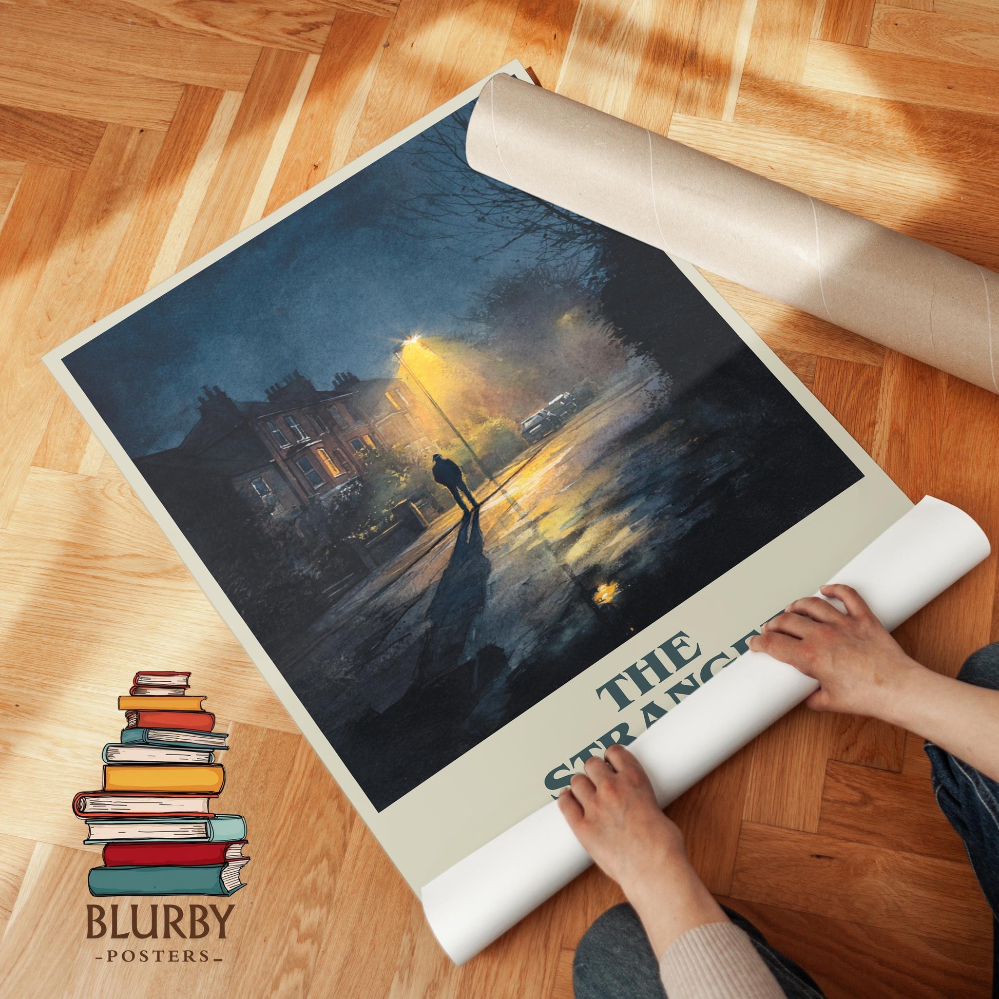 The Stranger by Harlan Coben | Book Poster | Literary Art Gift For Book Lover | Novel Inspired Wall Art | Free Delivery