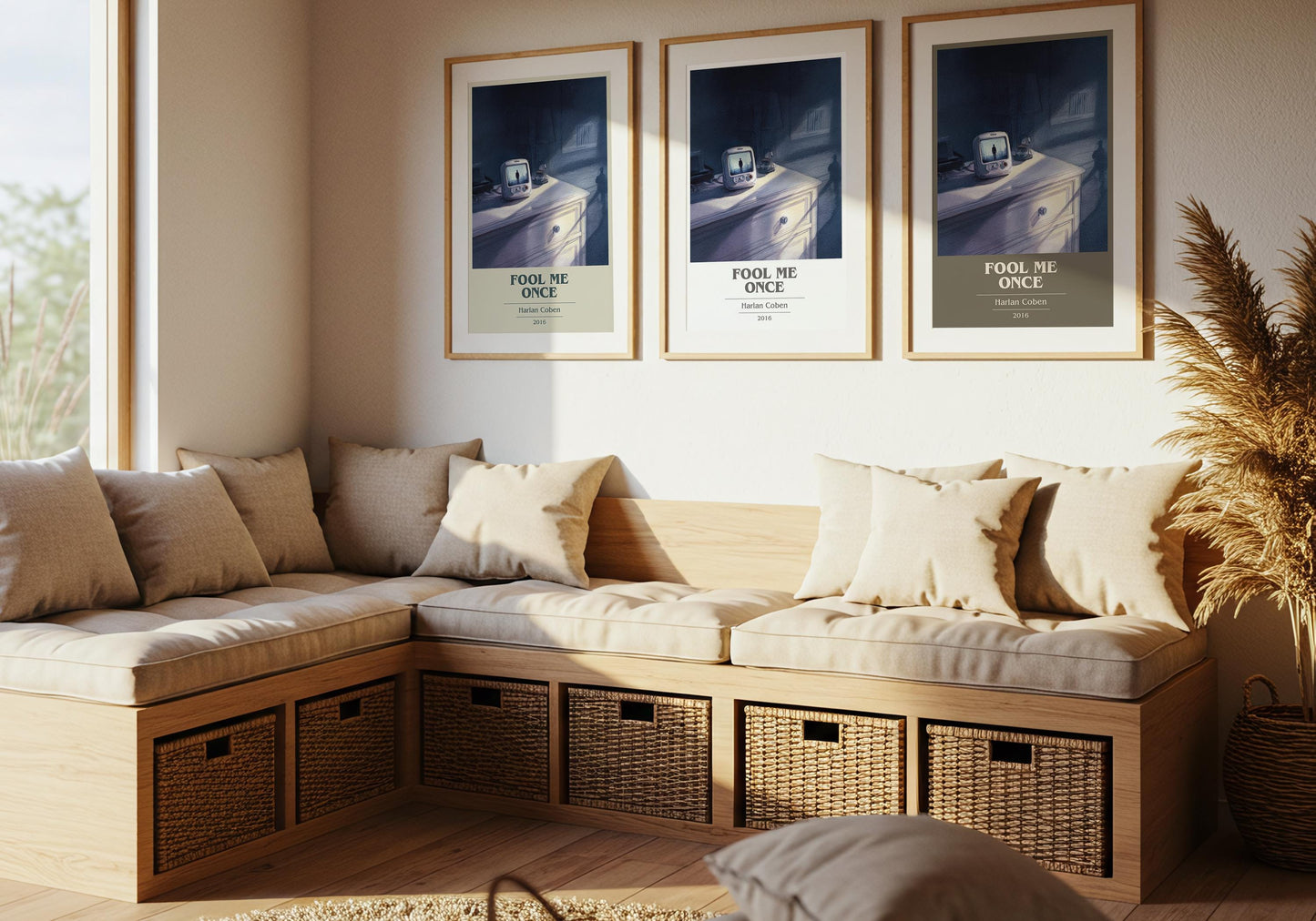 Fool Me Once by Harlan Coben | Book Poster | Literary Art Gift For Book Lover | Novel Inspired Wall Art | Free Delivery