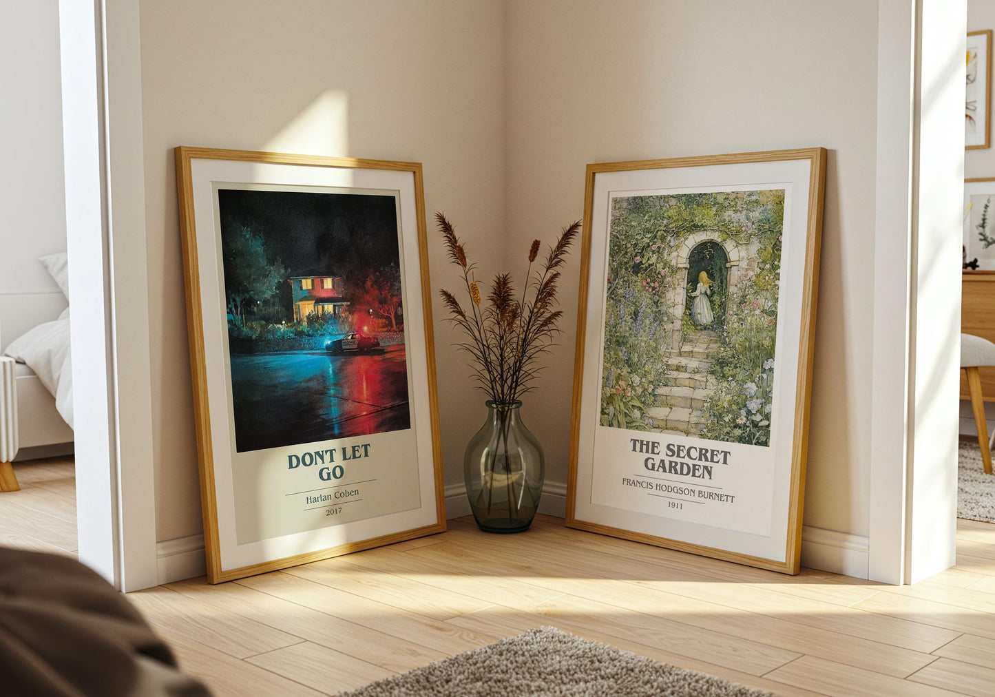 Don't Let Go by Harlan Coben | Book Poster | Literary Art Gift For Book Lover | Novel Inspired Wall Art | Free Delivery