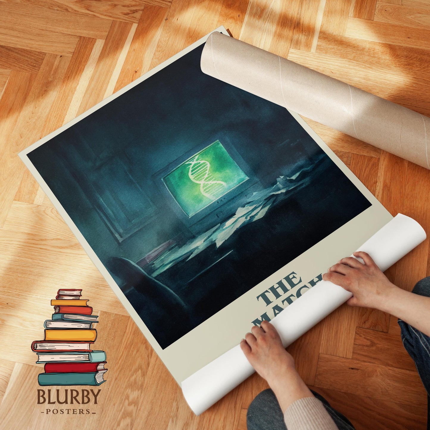 The Match by Harlan Coben | Book Poster | Literary Art Gift For Book Lover | Novel Inspired Wall Art | Free Delivery