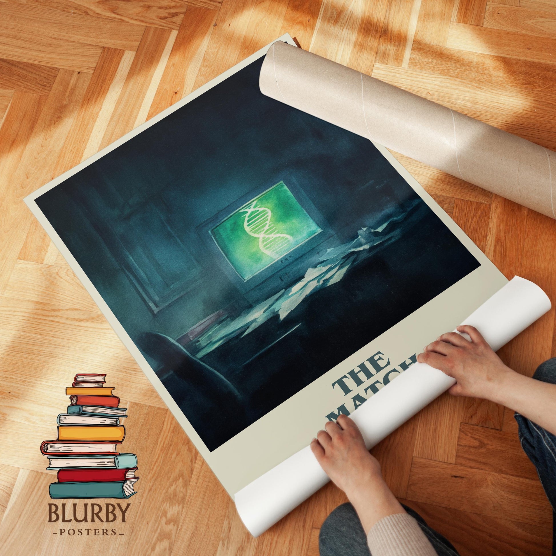 The Match by Harlan Coben | Book Poster | Literary Art Gift For Book Lover | Novel Inspired Wall Art | Free Delivery