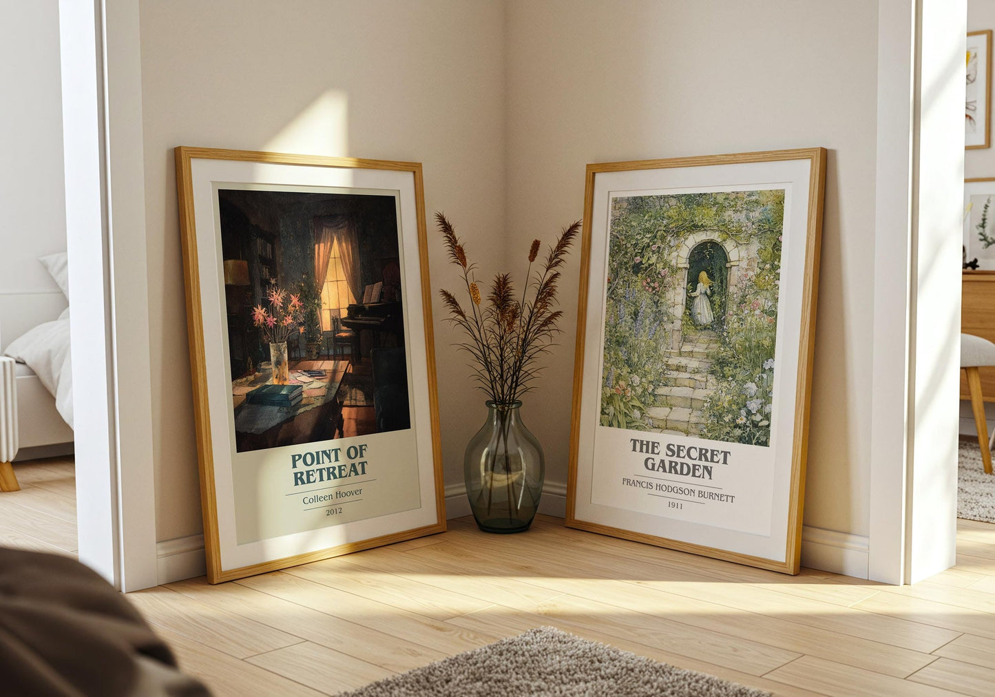 Point Of Retreat book cover print on bookshelf – Colleen Hoover fan gift