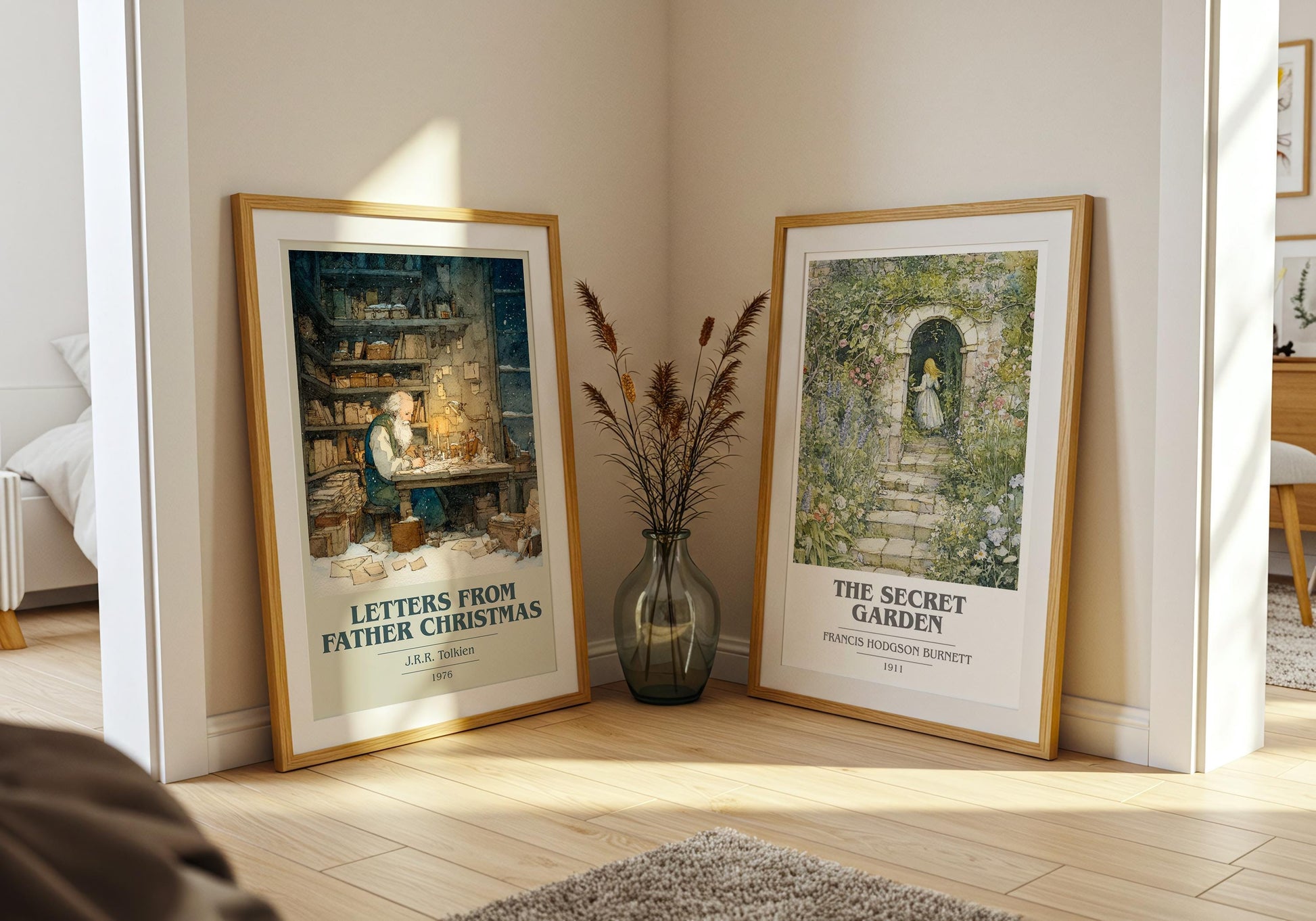 Letters From Father Christmas by J.R.R. Tolkien | Book Poster | Literary Art Gift For Book Lover | Novel Inspired Wall Art | Free Delivery