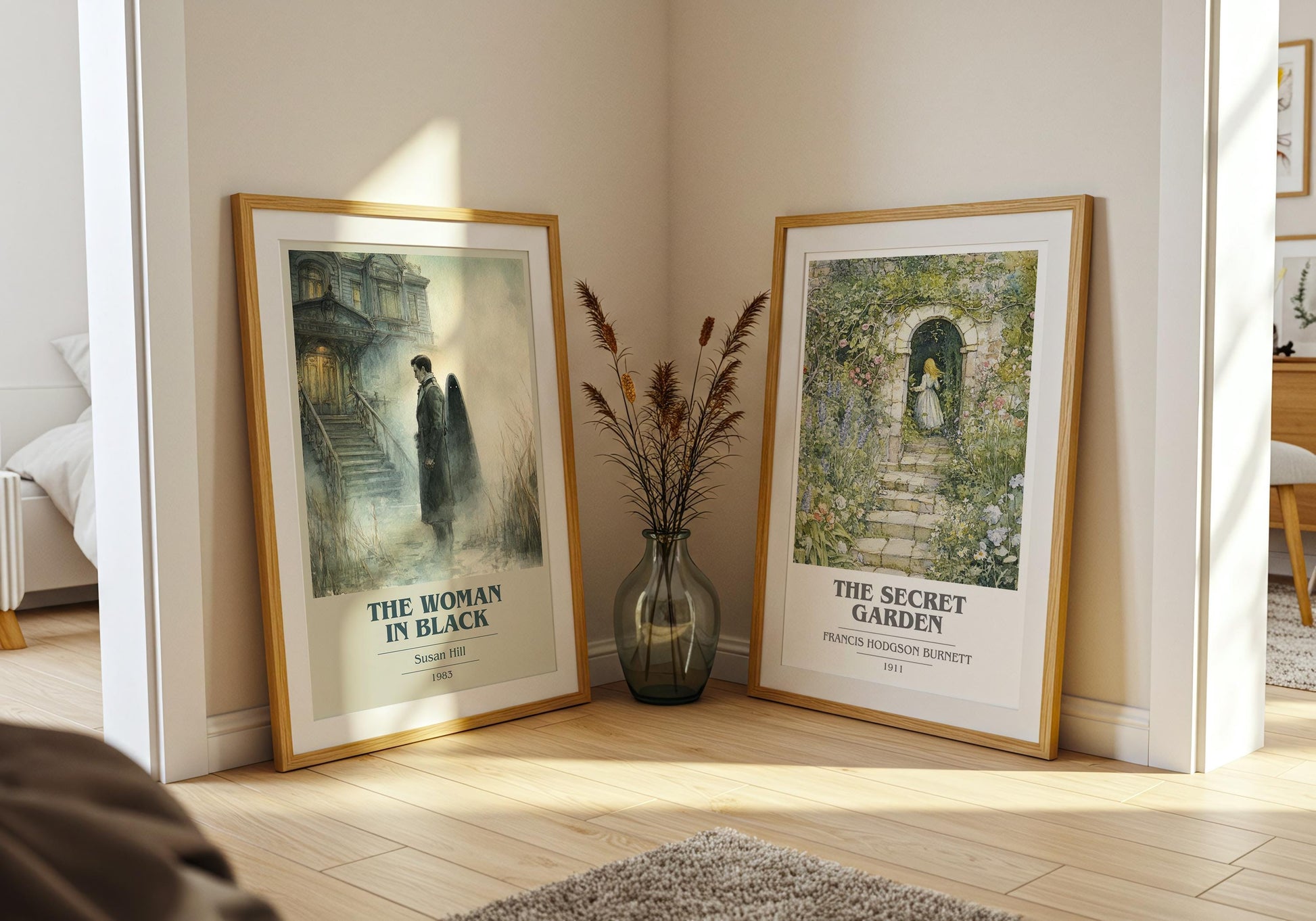 The Woman in Black by Susan Hill | Book Poster | Literary Art Gift For Book Lover | Novel Inspired Wall Art