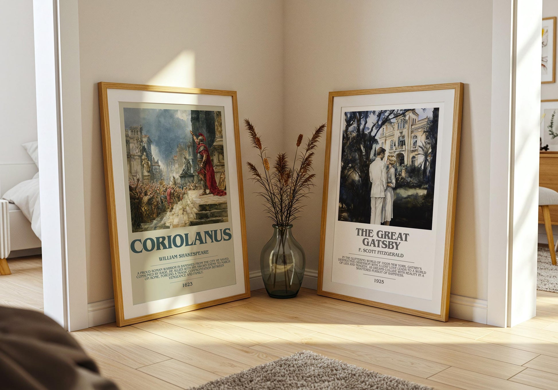 Coriolanus by William Shakespeare | Book Poster | Literary Art Gift For Book Lover | Novel Inspired Wall Art | Free Delivery