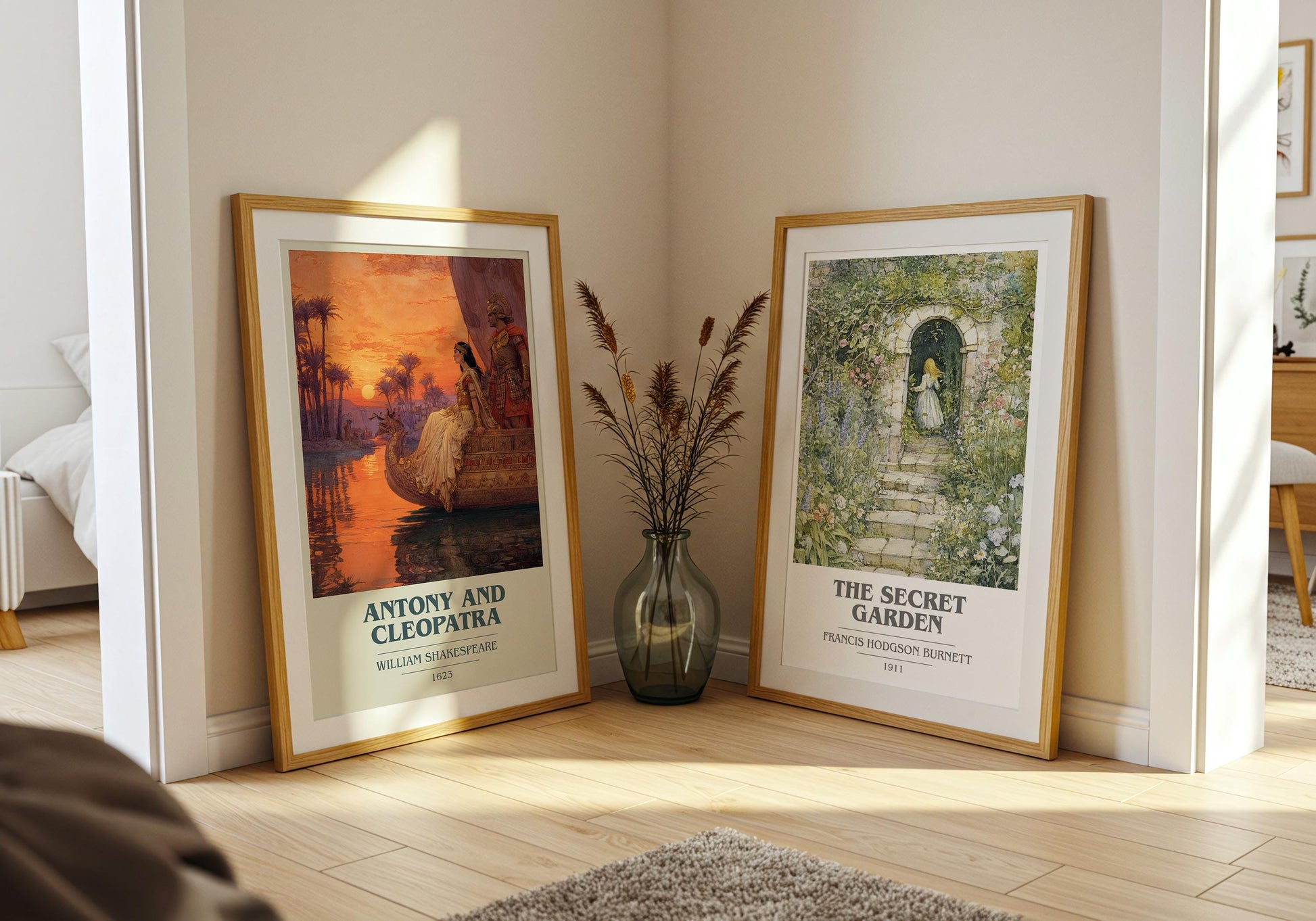 Antony and Cleopatra by William Shakespeare | Book Poster | Literary Art Gift For Book Lover | Novel Inspired Wall Art | Free Delivery