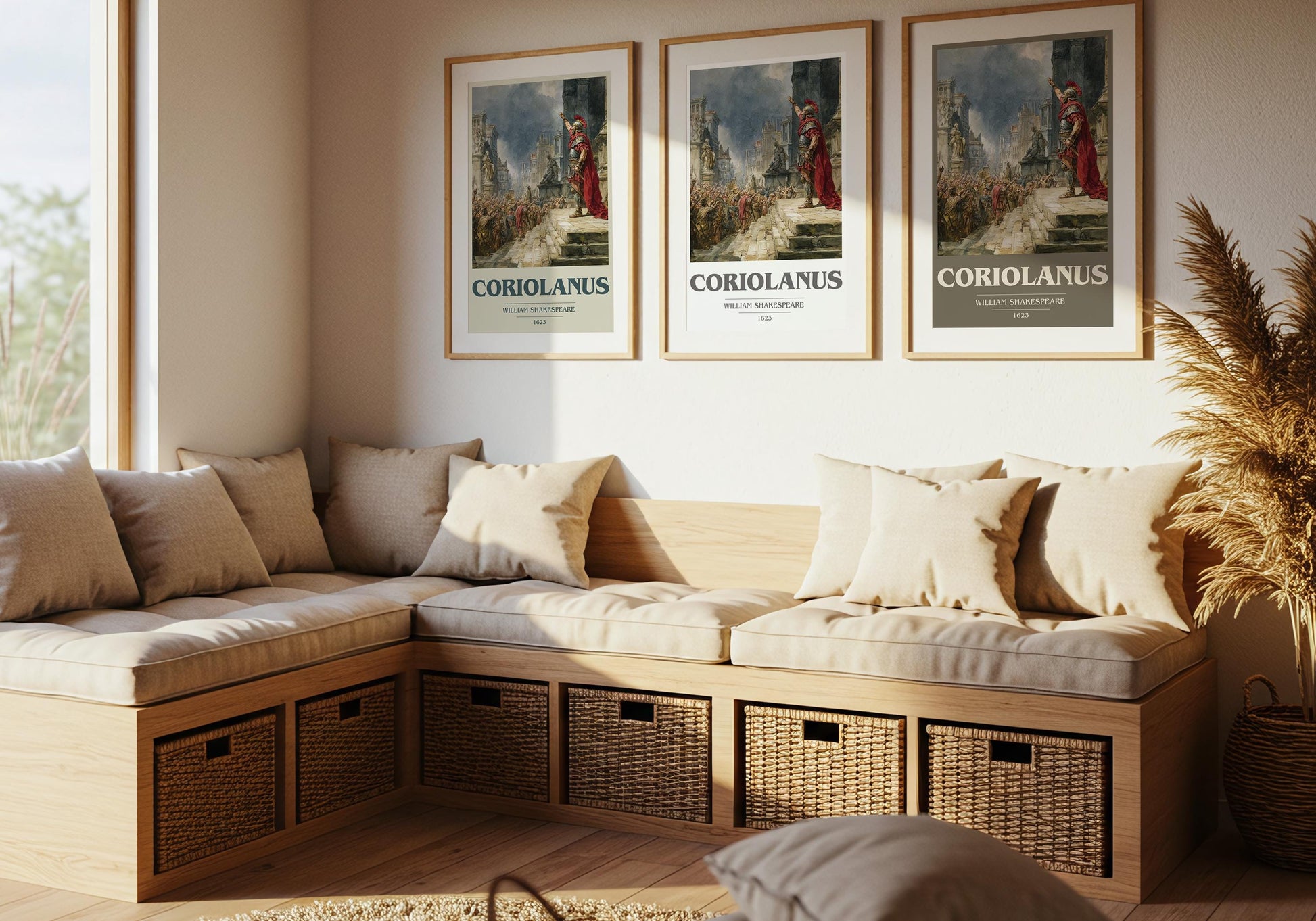 Coriolanus by William Shakespeare | Book Poster | Literary Art Gift For Book Lover | Novel Inspired Wall Art | Free Delivery