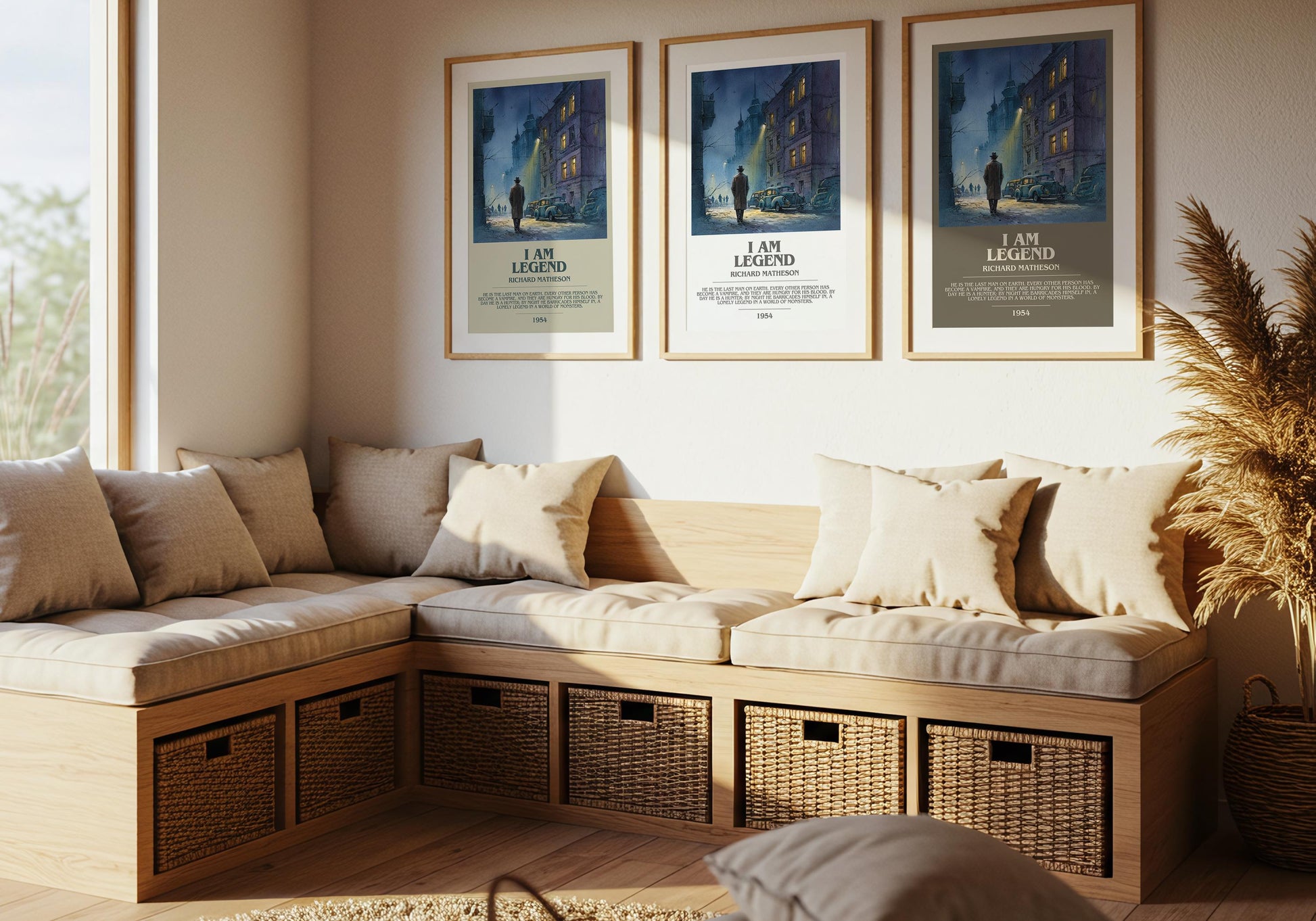 I Am Legend by Richard Matheson | Book Poster | Literary Art Gift For Book Lover | Novel Inspired Wall Art