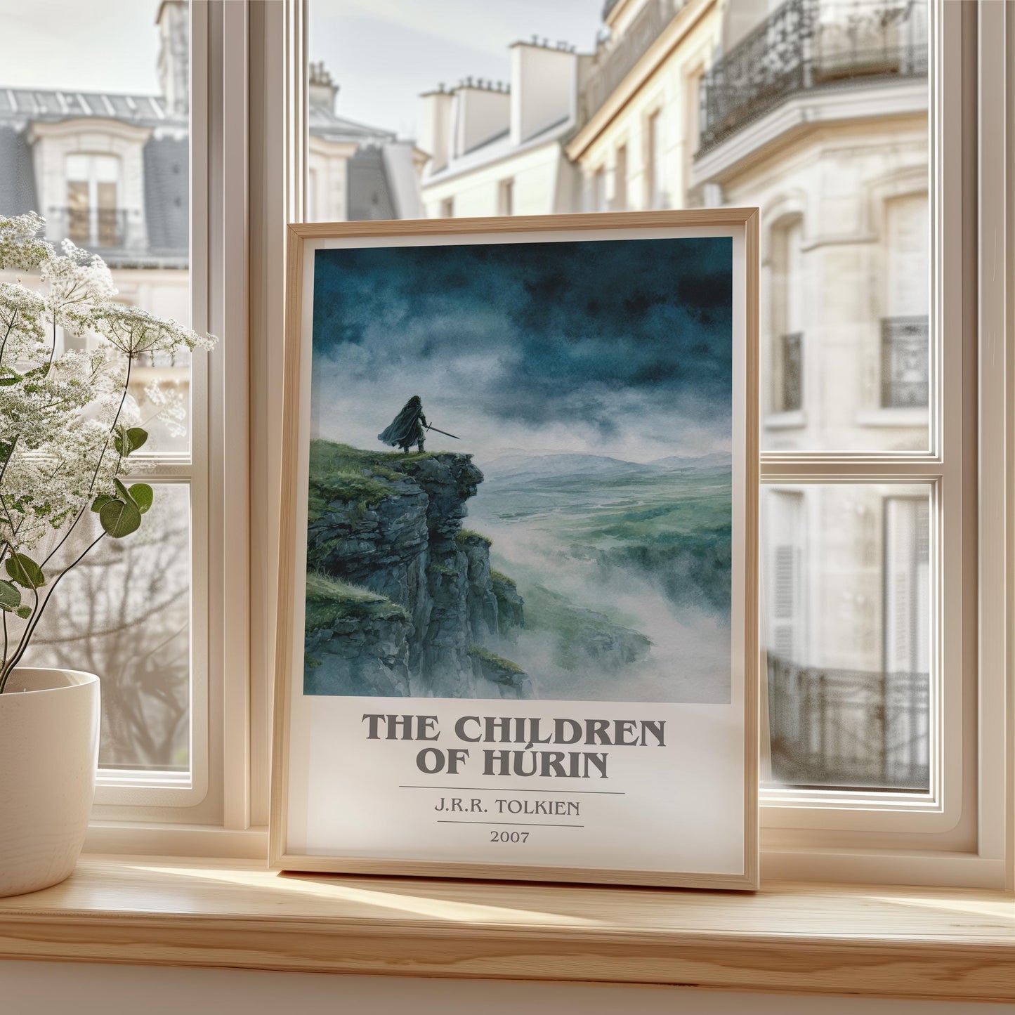 The Children of Húrin by J.R.R. Tolkien | Book Poster | Literary Art Gift For Book Lover | Novel Inspired Wall Art