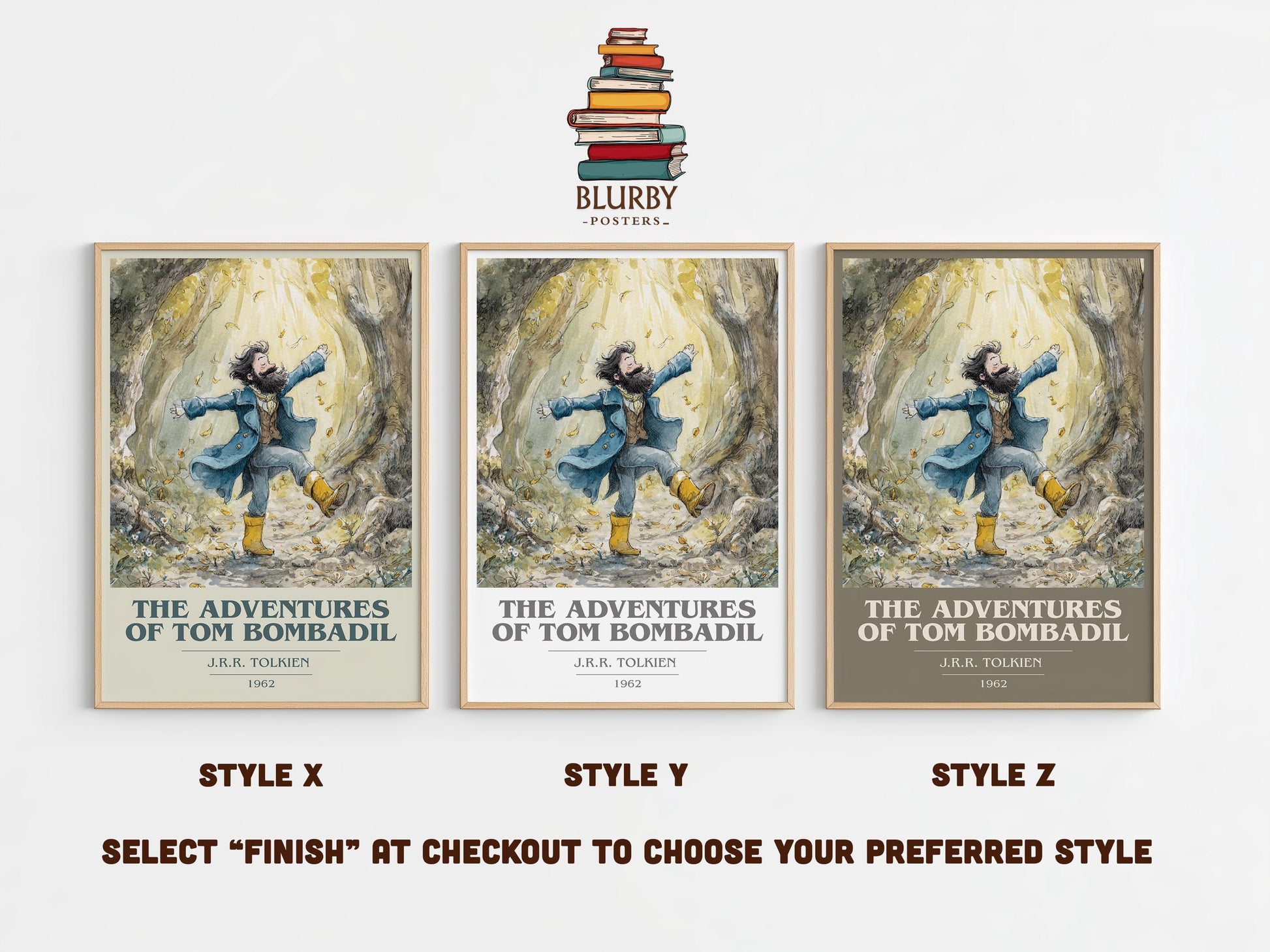 The Adventures of Tom Bombadil by J.R.R. Tolkien | Book Poster | Literary Art Gift For Book Lover | Novel Inspired Wall Art