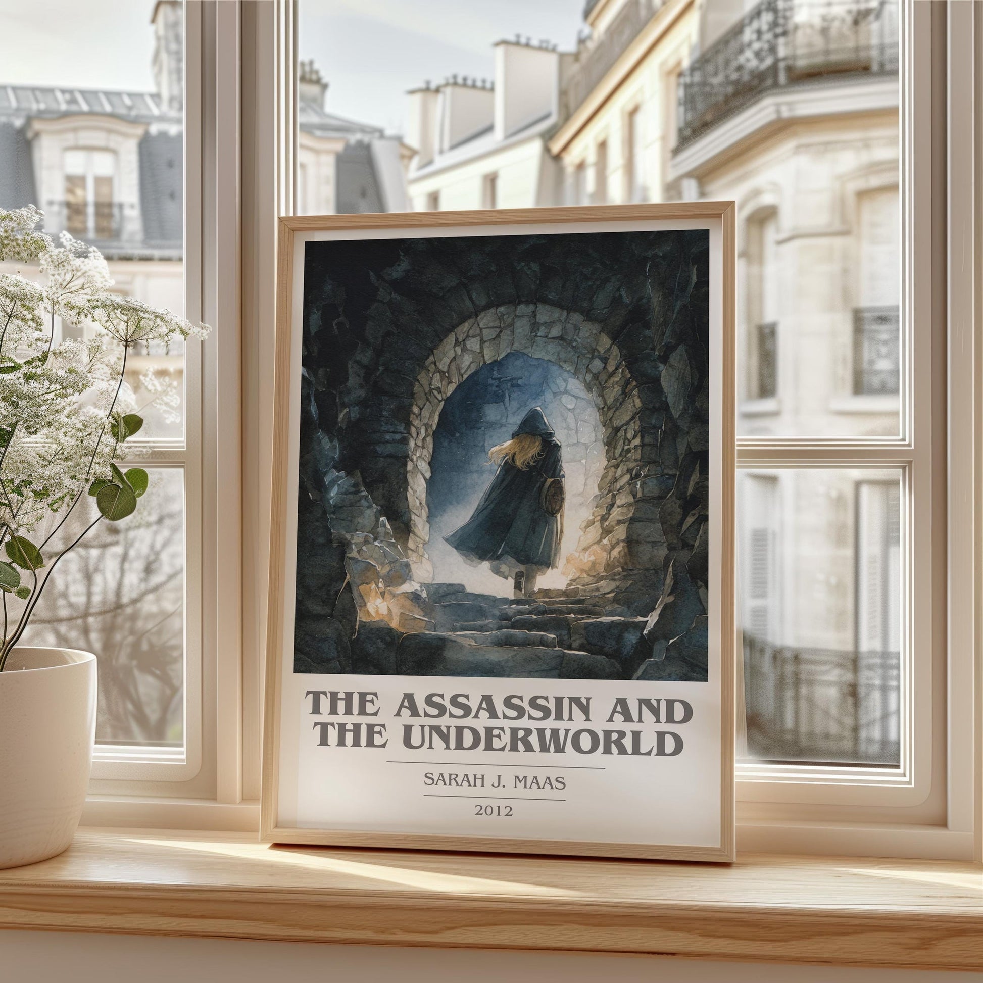 The Assassin And The Underworld book cover poster colour and style options – Sarah J. Maas book art
