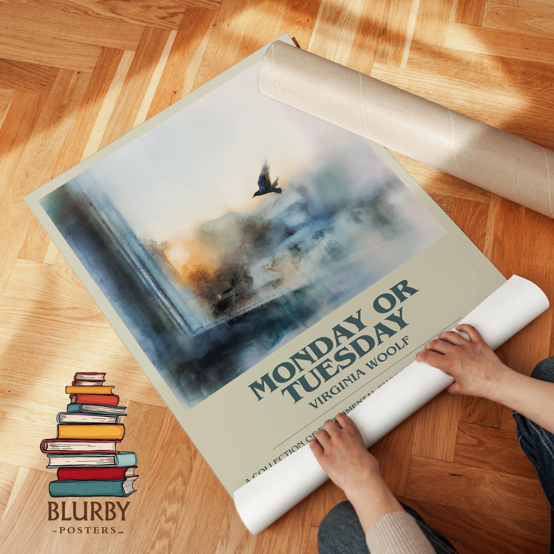 Monday Or Tuesday book poster packaging – museum-quality print rolled in protective tube