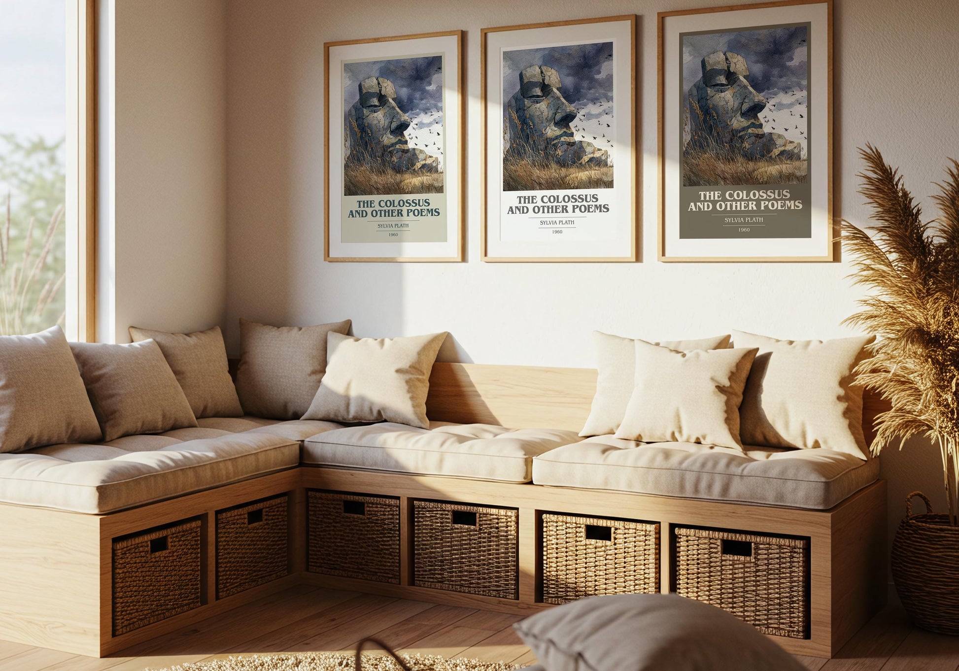 The Colossus and Other Poems by Sylvia Plath | Book Poster | Literary Art Gift For Book Lover | Novel Inspired Wall Art