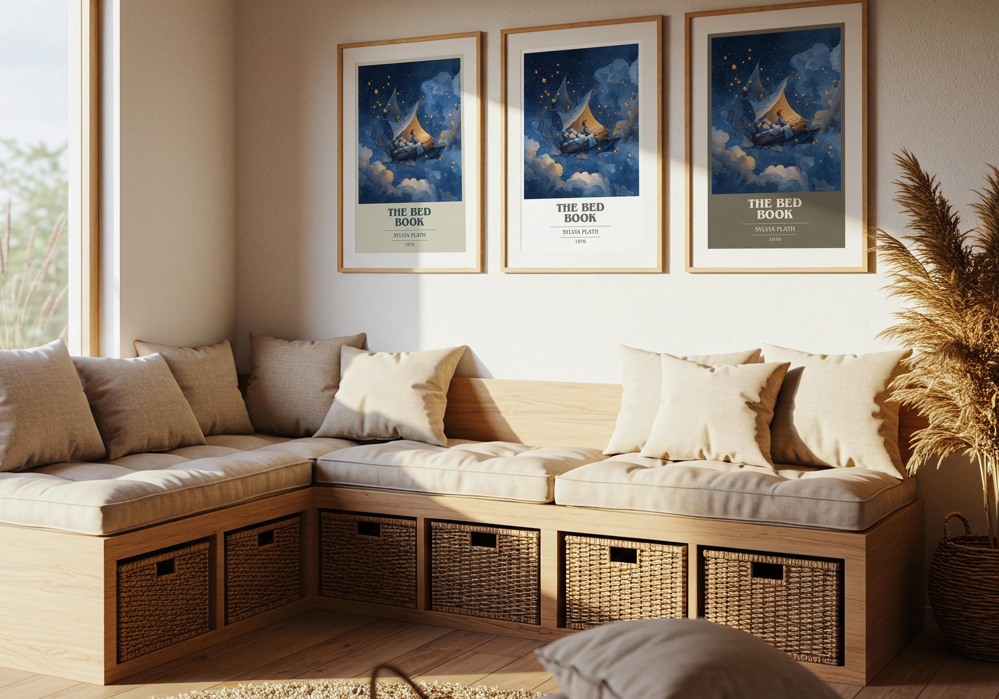 The Bed Book by Sylvia Plath | Book Poster | Literary Art Gift For Book Lover | Novel Inspired Wall Art | Free Delivery