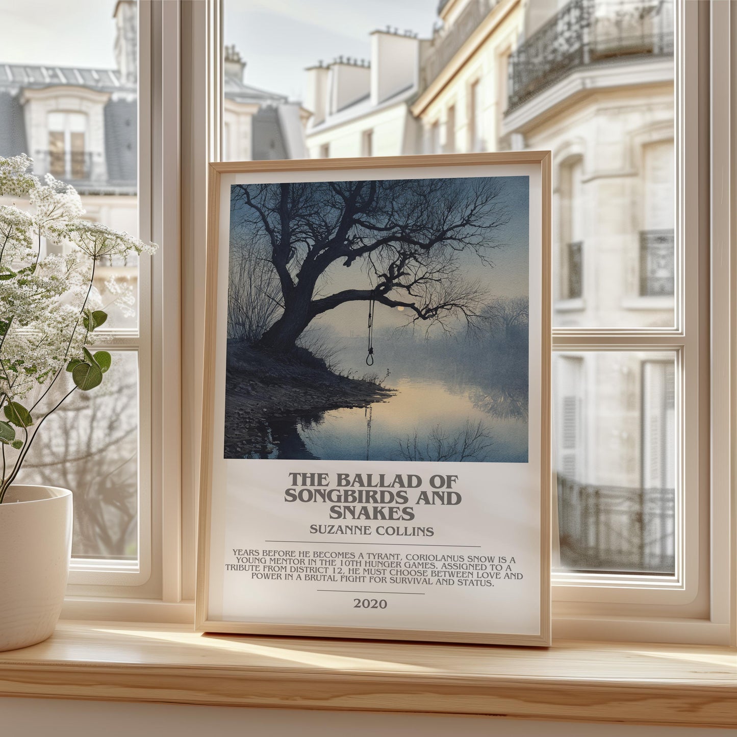 The Ballard of Songbirds and Snakes by Suzanne Collins | Book Poster | Literary Art Gift For Book Lover | Novel Inspired Wall Art