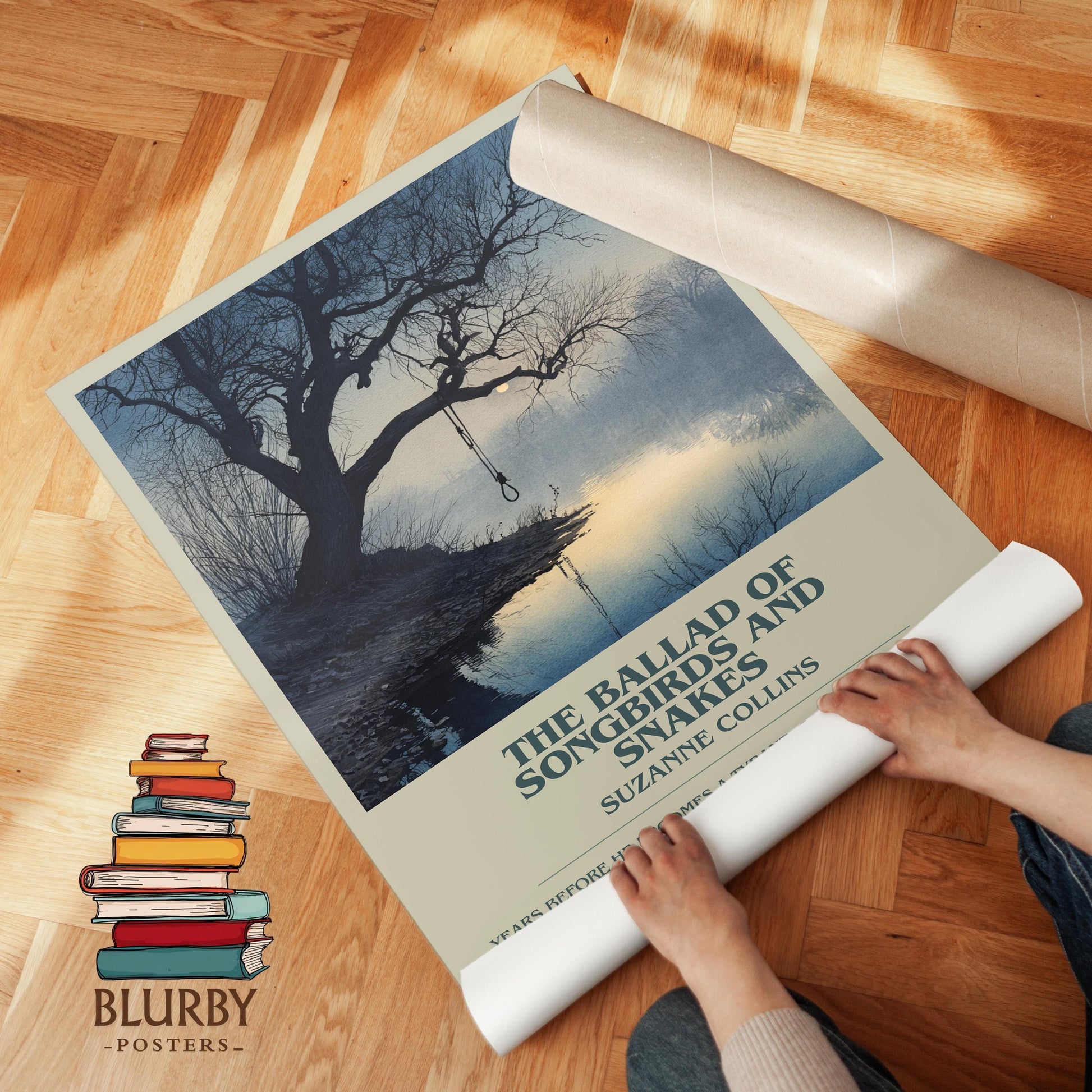 The Ballard of Songbirds and Snakes by Suzanne Collins | Book Poster | Literary Art Gift For Book Lover | Novel Inspired Wall Art