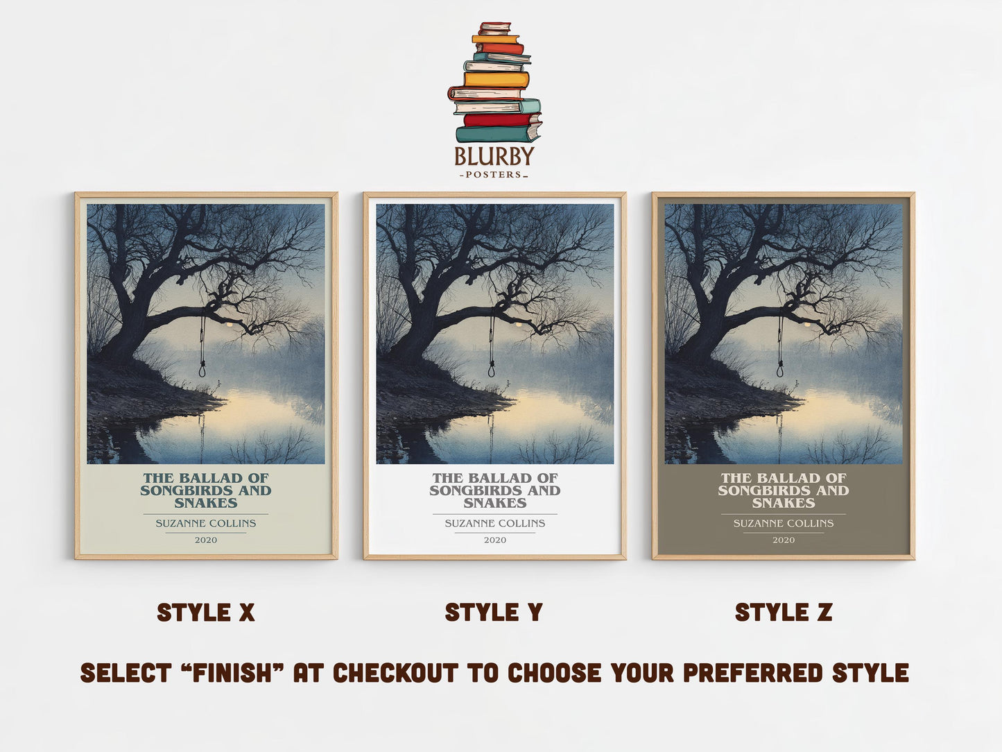 The Ballard of Songbirds and Snakes by Suzanne Collins | Book Poster | Literary Art Gift For Book Lover | Novel Inspired Wall Art