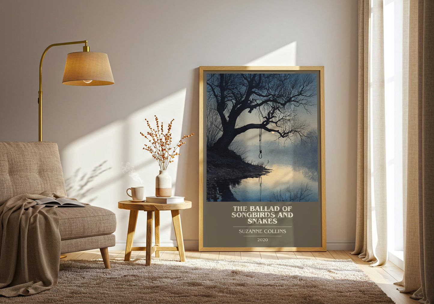 The Ballard of Songbirds and Snakes by Suzanne Collins | Book Poster | Literary Art Gift For Book Lover | Novel Inspired Wall Art