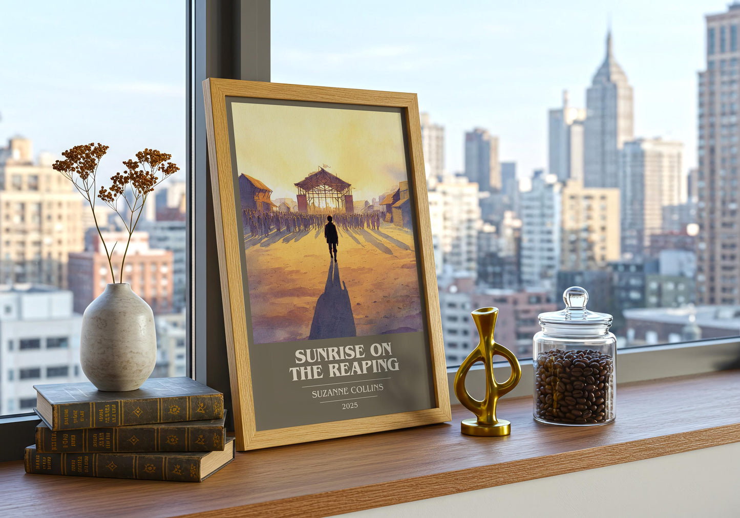 Sunrise on the Reaping by Suzanne Collins | Book Poster | Literary Art Gift For Book Lover | Novel Inspired Wall Art