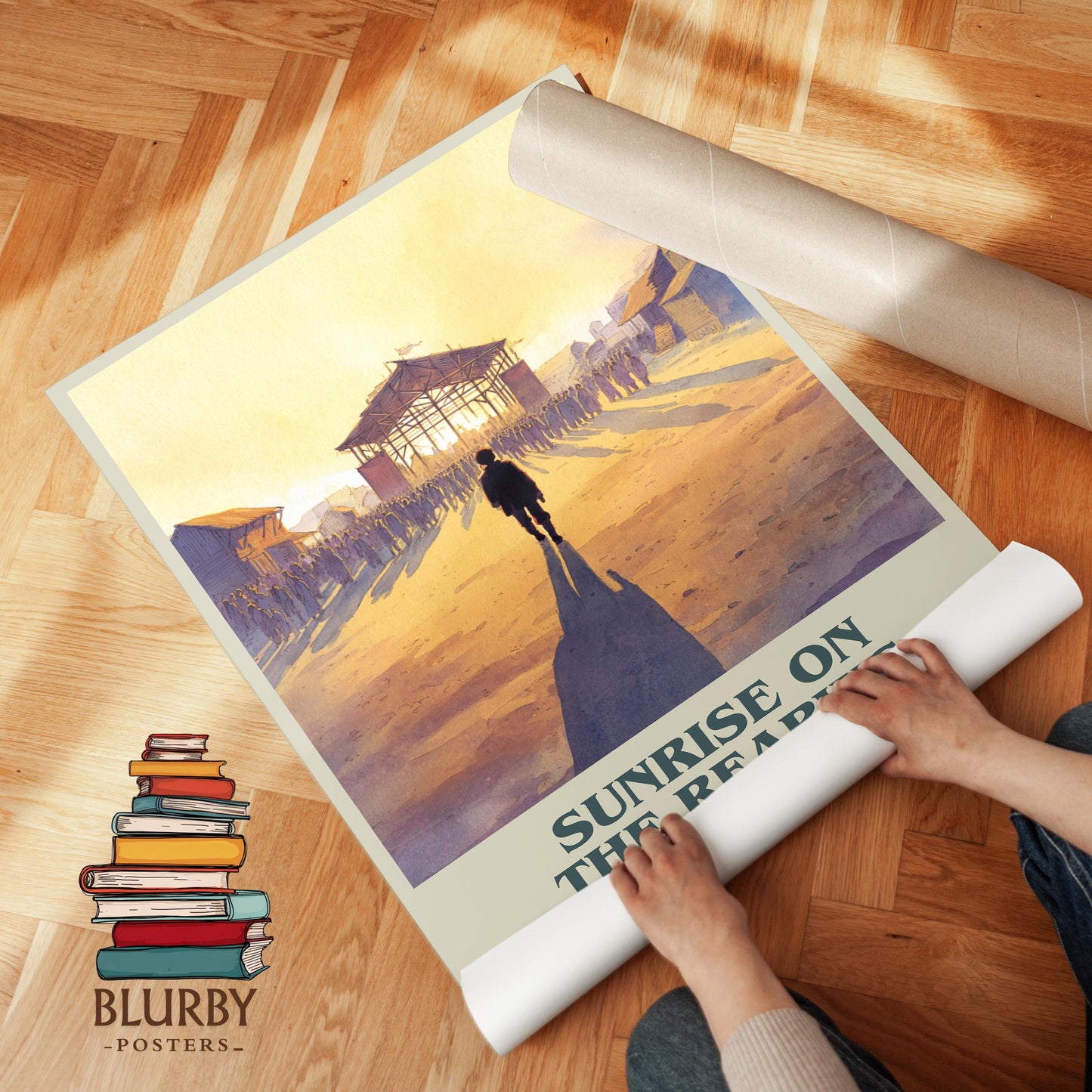 Sunrise on the Reaping by Suzanne Collins | Book Poster | Literary Art Gift For Book Lover | Novel Inspired Wall Art