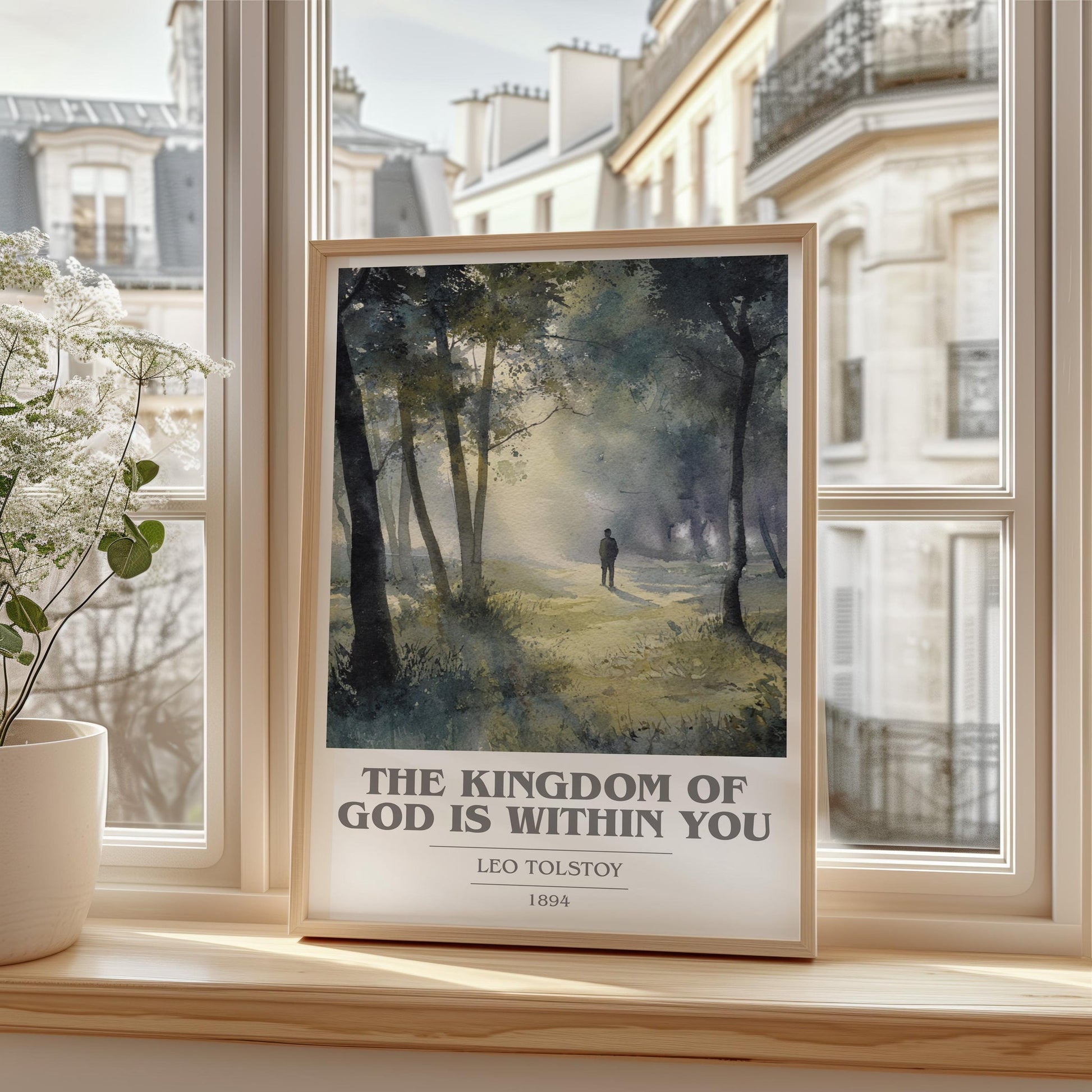The Kingdom Of God Is Within You book cover poster colour and style options – Leo Tolstoy book art