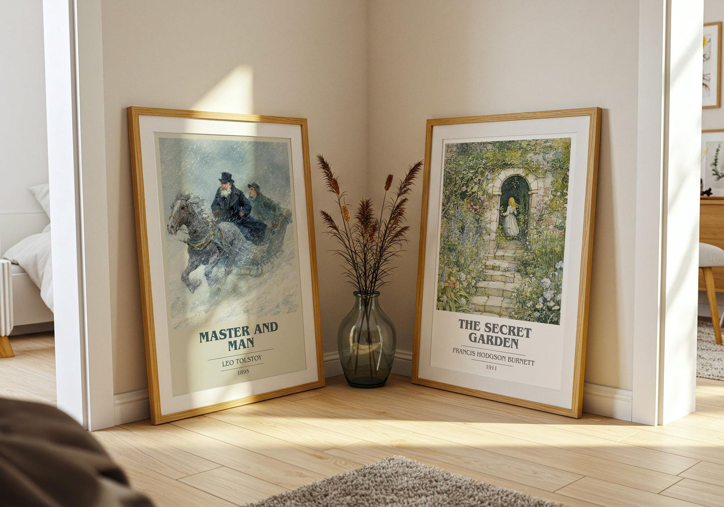 Master And Man book poster packaging – museum-quality print rolled in protective tube