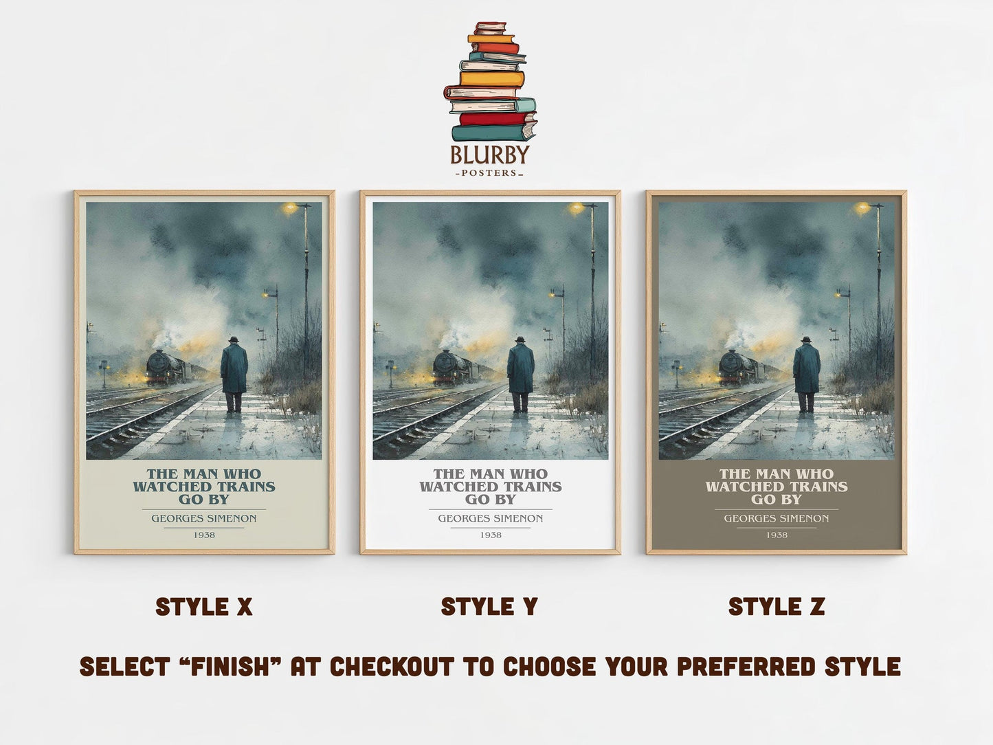 The Bells of Bicêtre book cover poster colour and style options – Georges Simenon book art