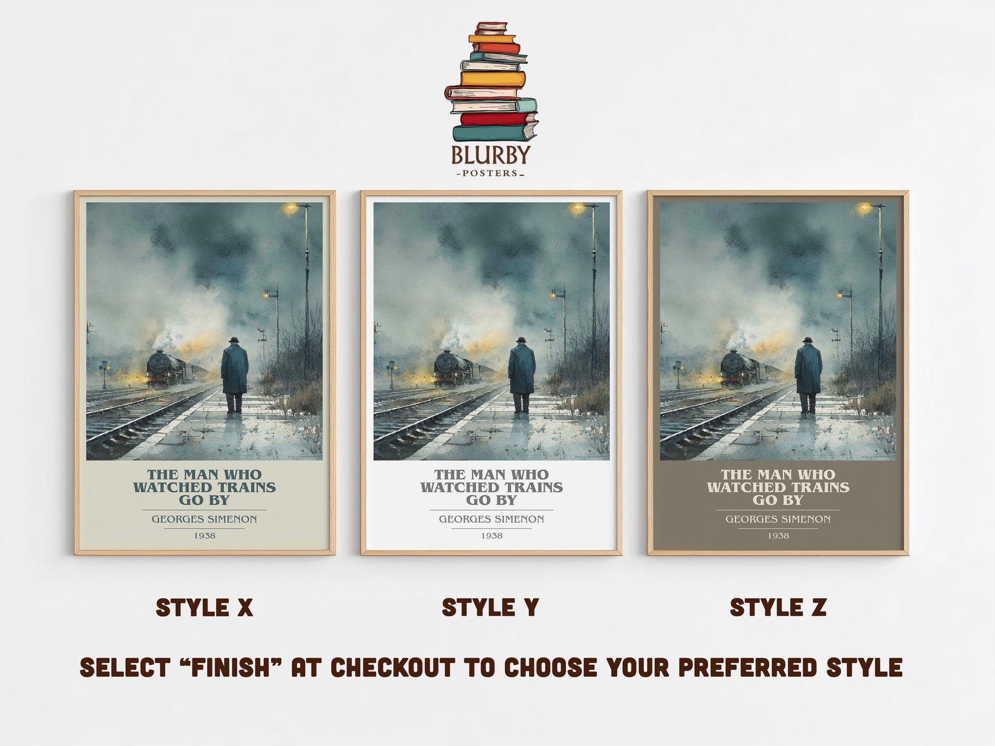 The Bells of Bicêtre book cover poster colour and style options – Georges Simenon book art