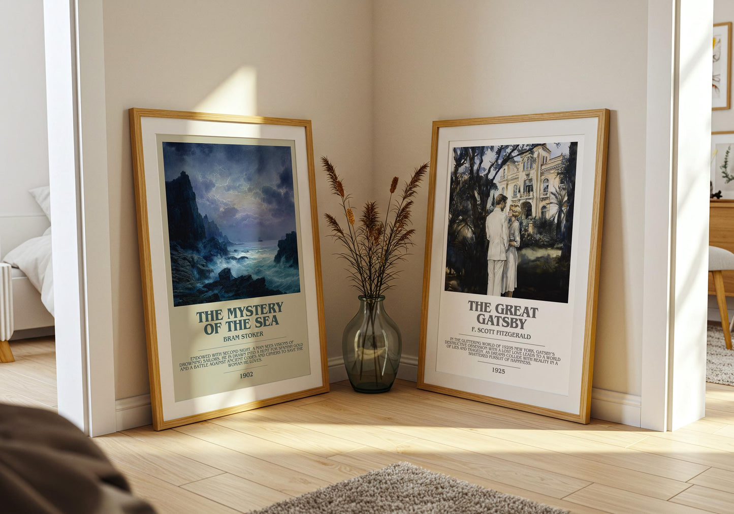 The Mystery of the Sea by Bram Stoker | Book Poster | Literary Art Gift For Book Lover | Novel Inspired Wall Art | Free Delivery