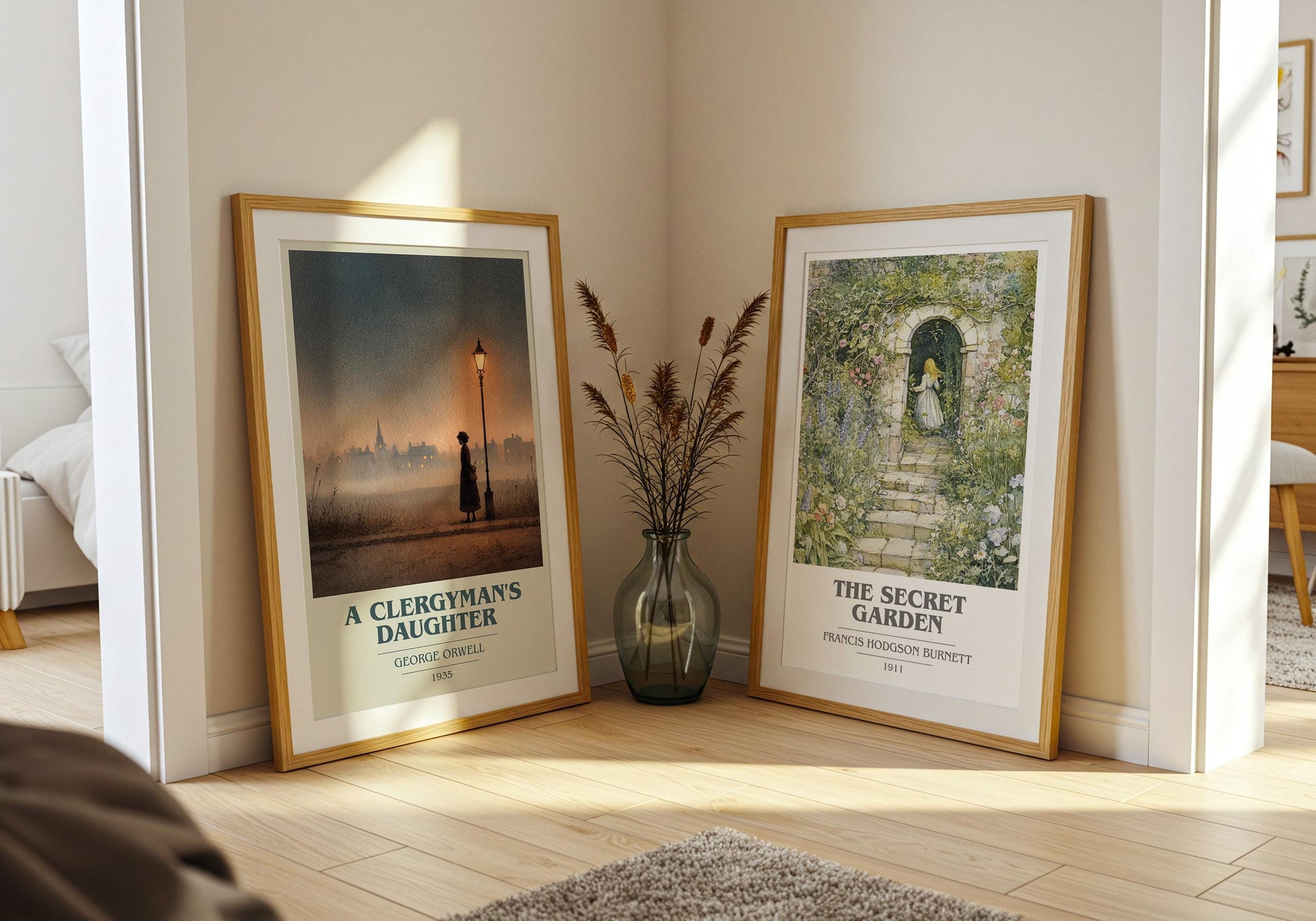 A Clergyman's Daughter by George Orwell | Book Poster | Literary Art Gift For Book Lover | Novel Inspired Wall Art | Free Delivery