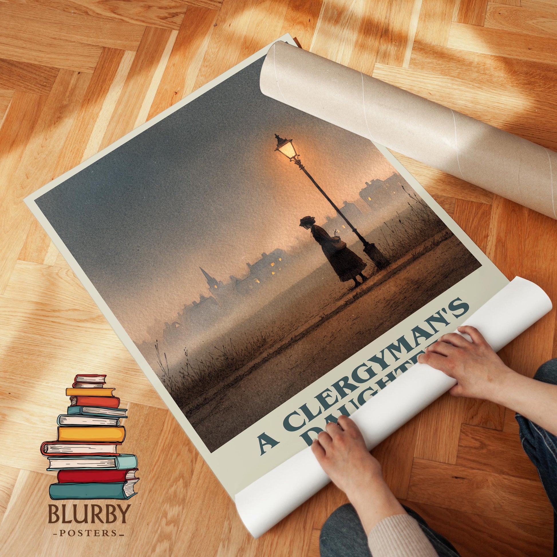 A Clergyman's Daughter by George Orwell | Book Poster | Literary Art Gift For Book Lover | Novel Inspired Wall Art | Free Delivery