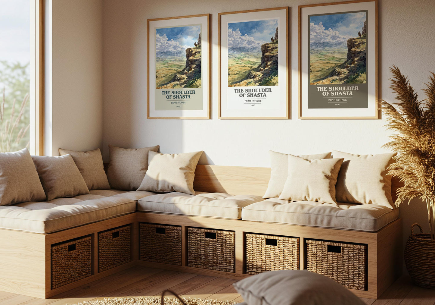 The Shoulder of Shasta by Bram Stoker | Book Poster | Literary Art Gift For Book Lover | Novel Inspired Wall Art | Free Deliver