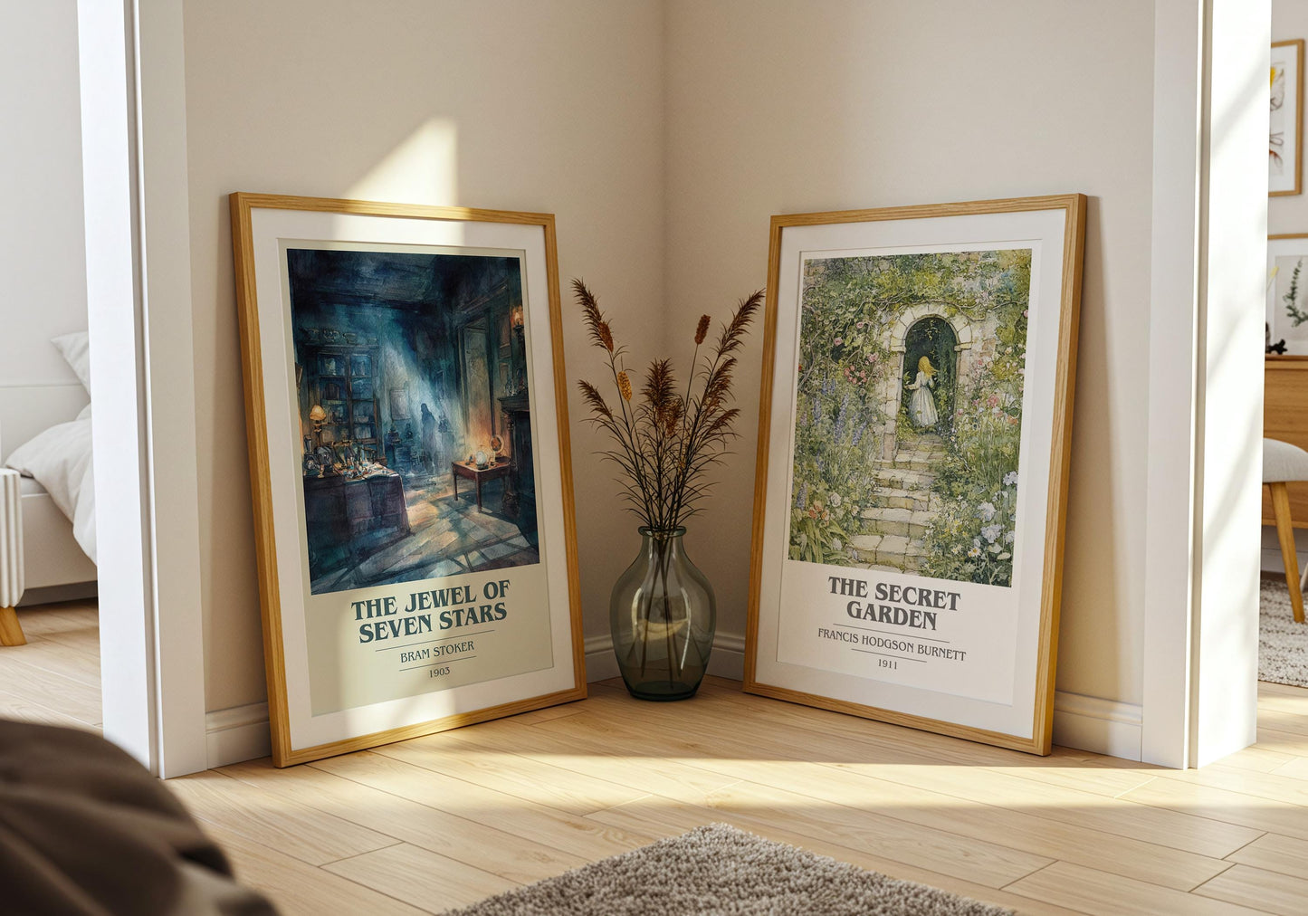 The Jewel of Seven Stars by Bram Stoker | Book Poster | Literary Art Gift For Book Lover | Novel Inspired Wall Art | Free Delivery