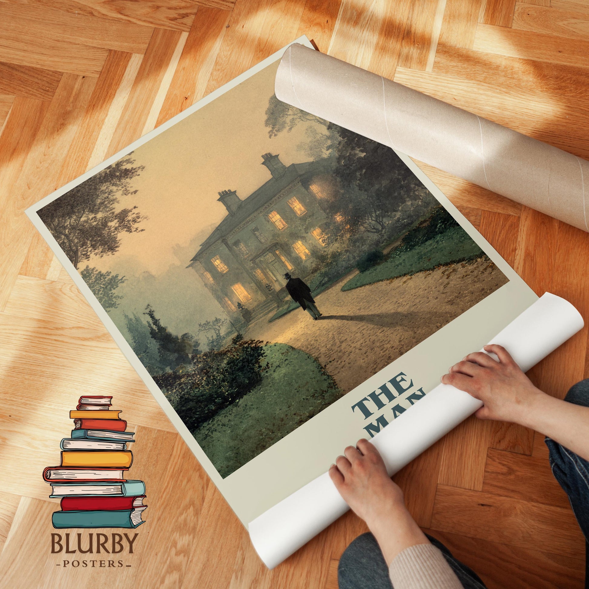 The Man by Bram Stoker | Book Poster | Literary Art Gift For Book Lover | Novel Inspired Wall Art | Free Delivery