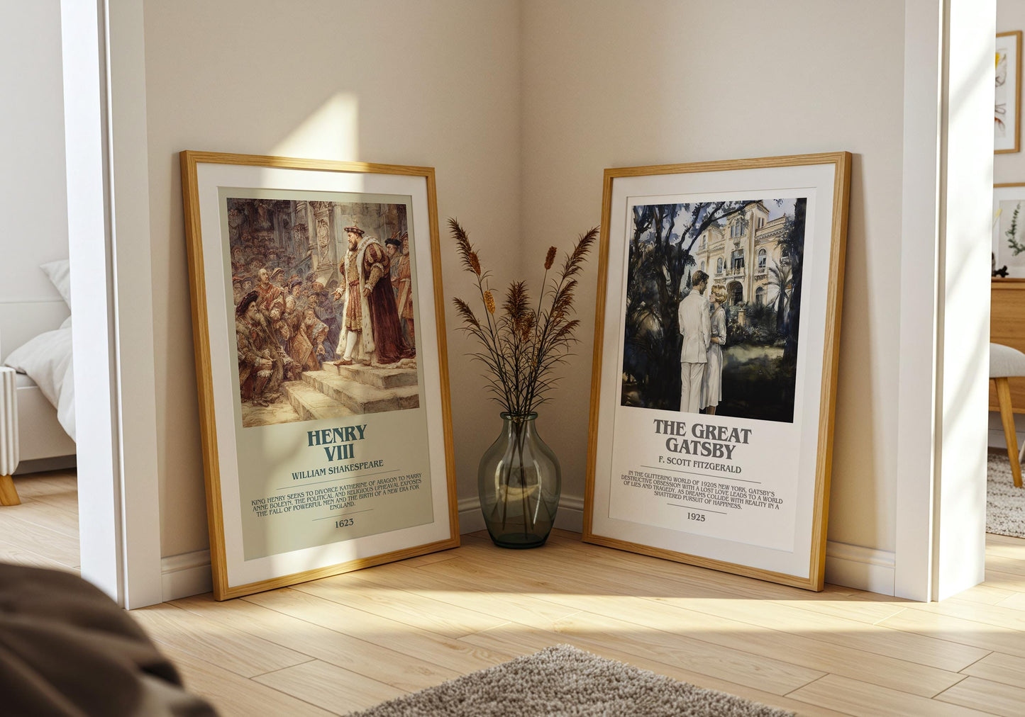 Henry VIII by William Shakespeare | Book Poster | Literary Art Gift For Book Lover | Novel Inspired Wall Art | Free Delivery