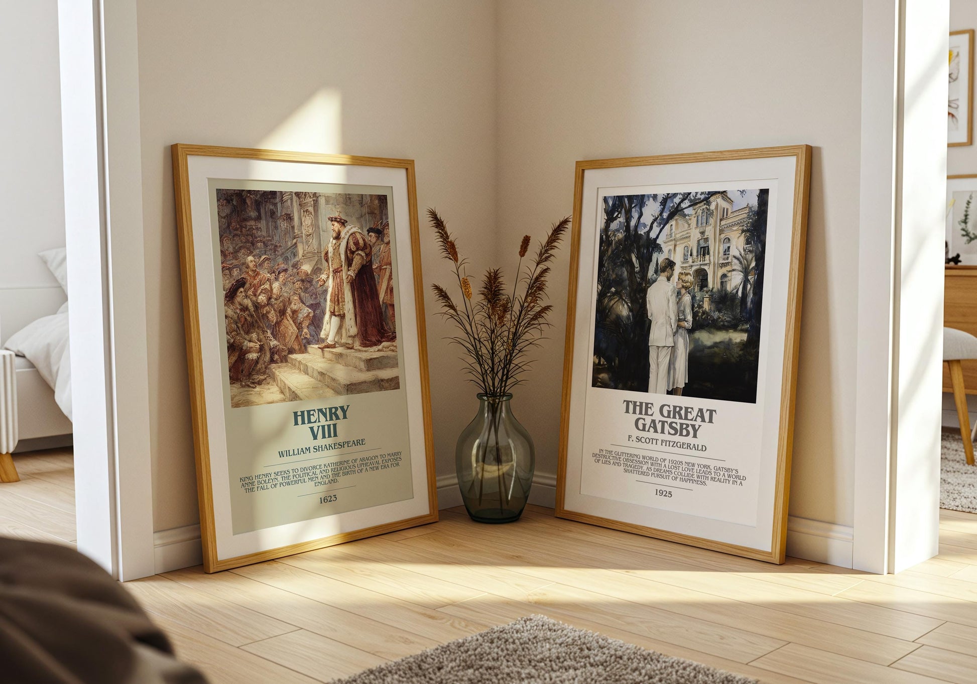 Henry VIII by William Shakespeare | Book Poster | Literary Art Gift For Book Lover | Novel Inspired Wall Art | Free Delivery