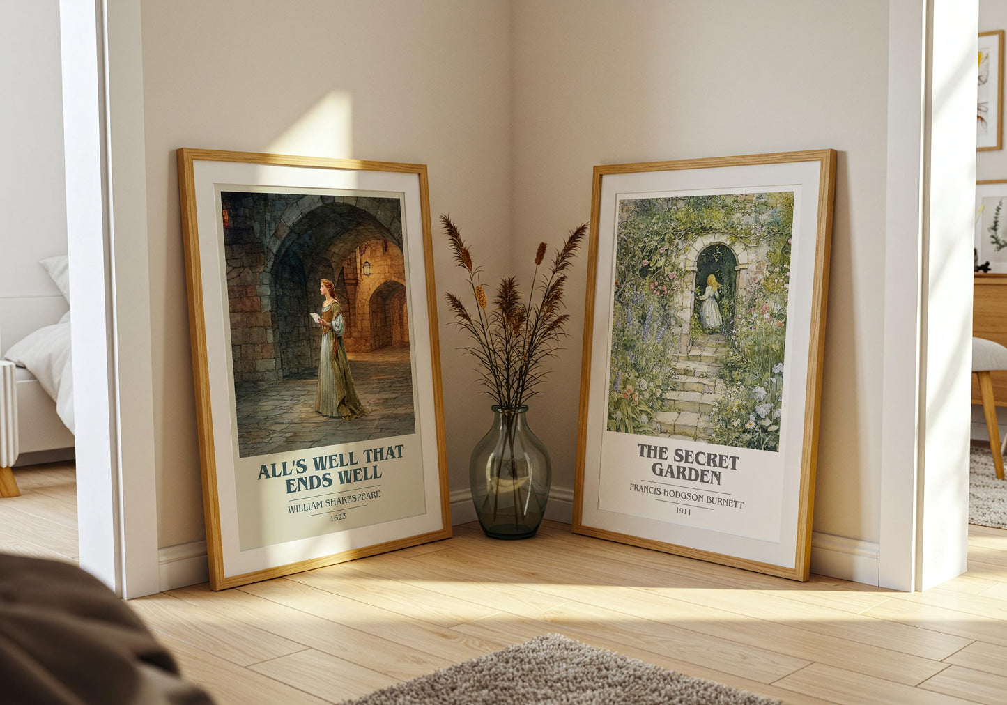 All's Well That Ends Well by William Shakespeare | Book Poster | Literary Art Gift For Book Lover | Novel Inspired Wall Art | Free Delivery