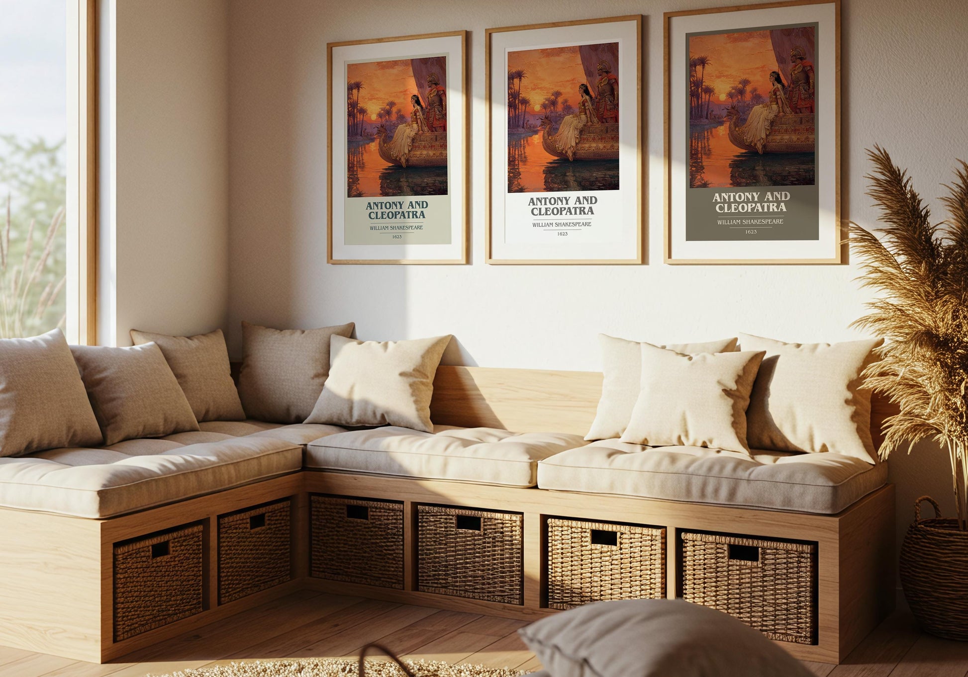 Antony and Cleopatra by William Shakespeare | Book Poster | Literary Art Gift For Book Lover | Novel Inspired Wall Art | Free Delivery