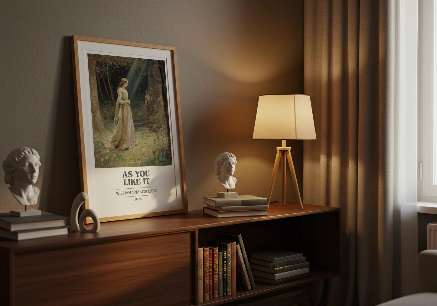 As You Like It by William Shakespeare | Book Poster | Literary Art Gift For Book Lover | Novel Inspired Wall Art | Free Delivery