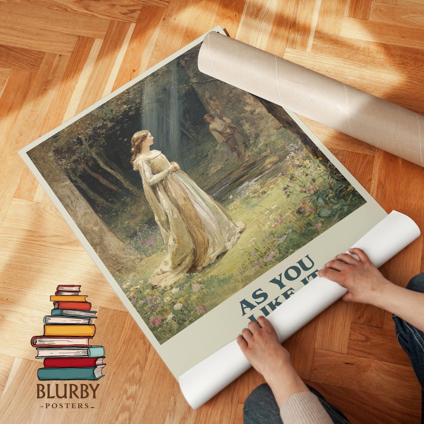 As You Like It by William Shakespeare | Book Poster | Literary Art Gift For Book Lover | Novel Inspired Wall Art | Free Delivery