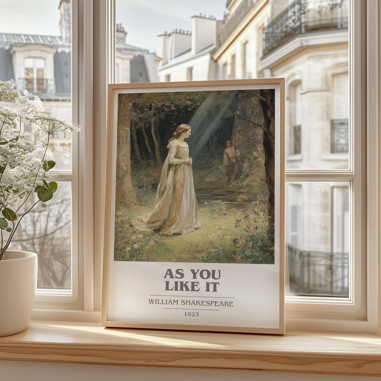 As You Like It by William Shakespeare | Book Poster | Literary Art Gift For Book Lover | Novel Inspired Wall Art | Free Delivery