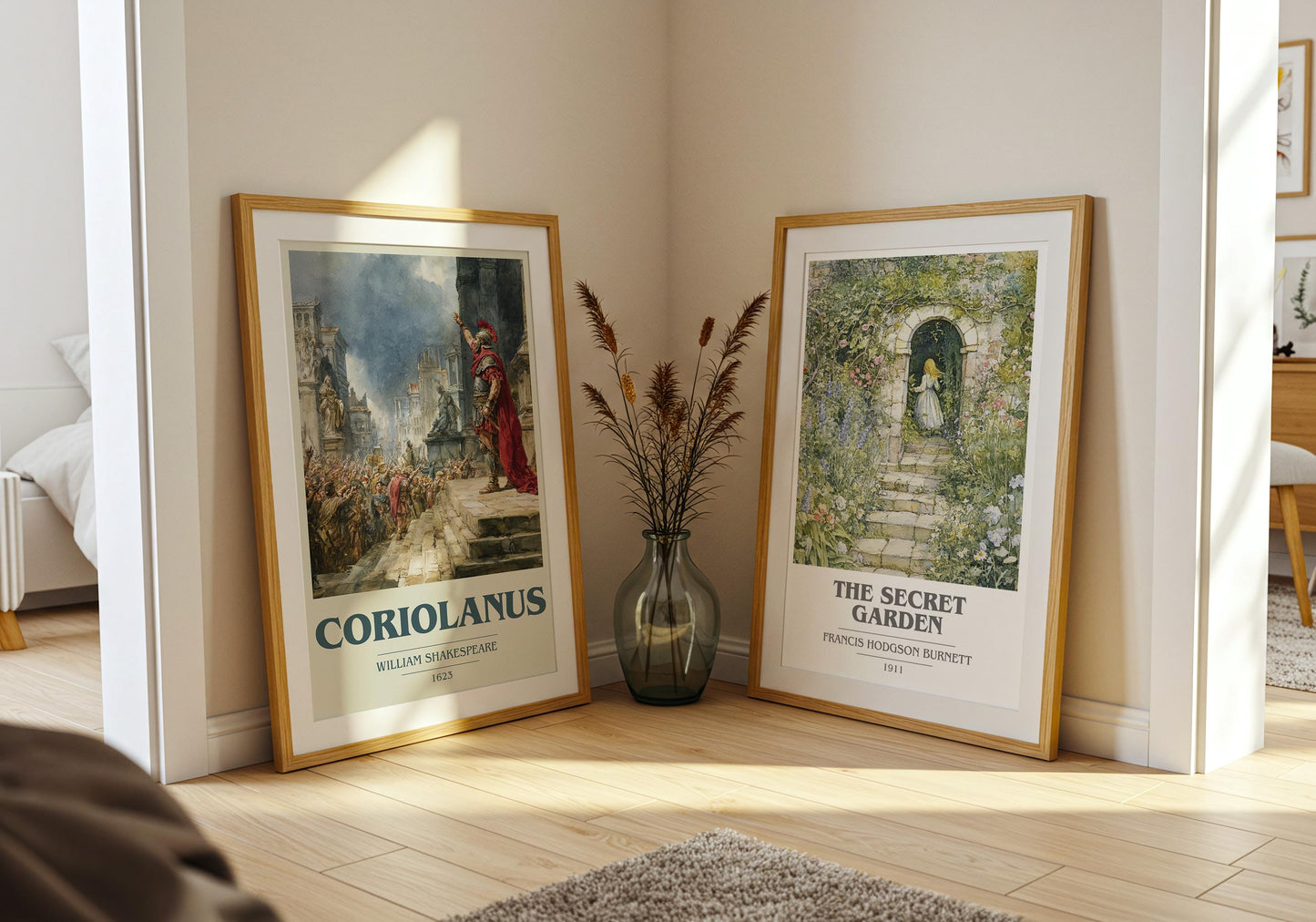 Coriolanus by William Shakespeare | Book Poster | Literary Art Gift For Book Lover | Novel Inspired Wall Art | Free Delivery