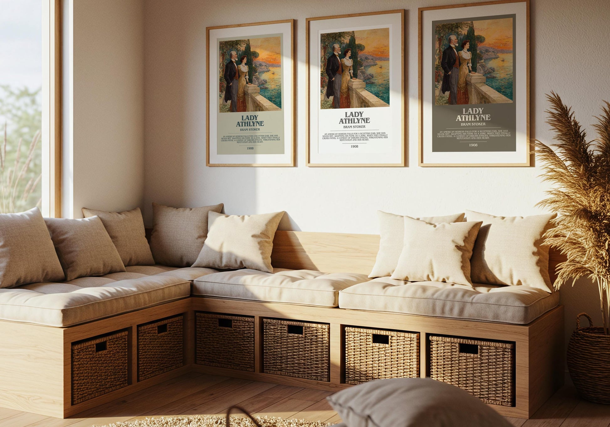 Lady Athlyne by Bram Stoker | Book Poster | Literary Art Gift For Book Lover | Novel Inspired Wall Art