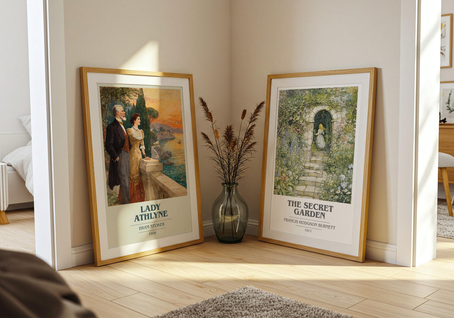 Lady Athlyne by Bram Stoker | Book Poster | Literary Art Gift For Book Lover | Novel Inspired Wall Art