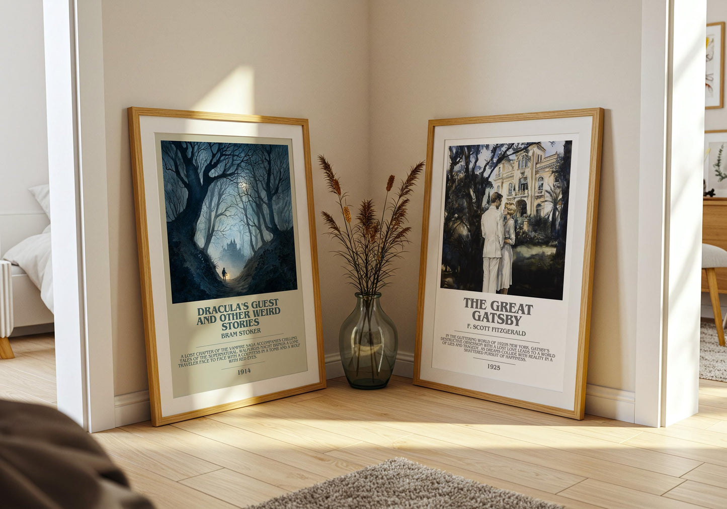 Dracula's Guest and Other Weird Stories by Bram Stoker | Book Poster | Literary Art Gift For Book Lover | Novel Inspired Wall Art