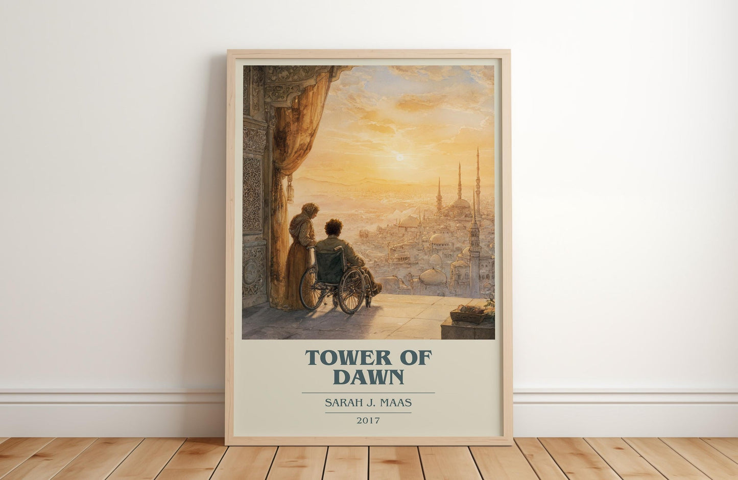 Tower of Dawn book cover poster colour and style options – Sarah J. Maas book art