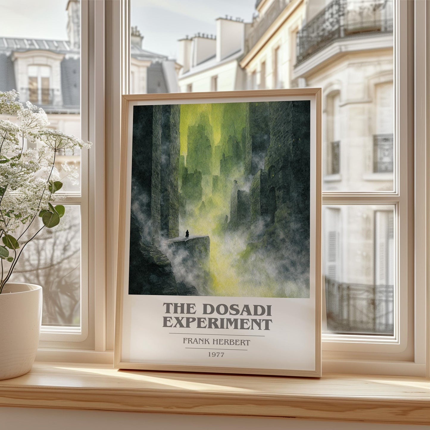 The Dosadi Experiment book cover poster colour and style options – Frank Herbert book art