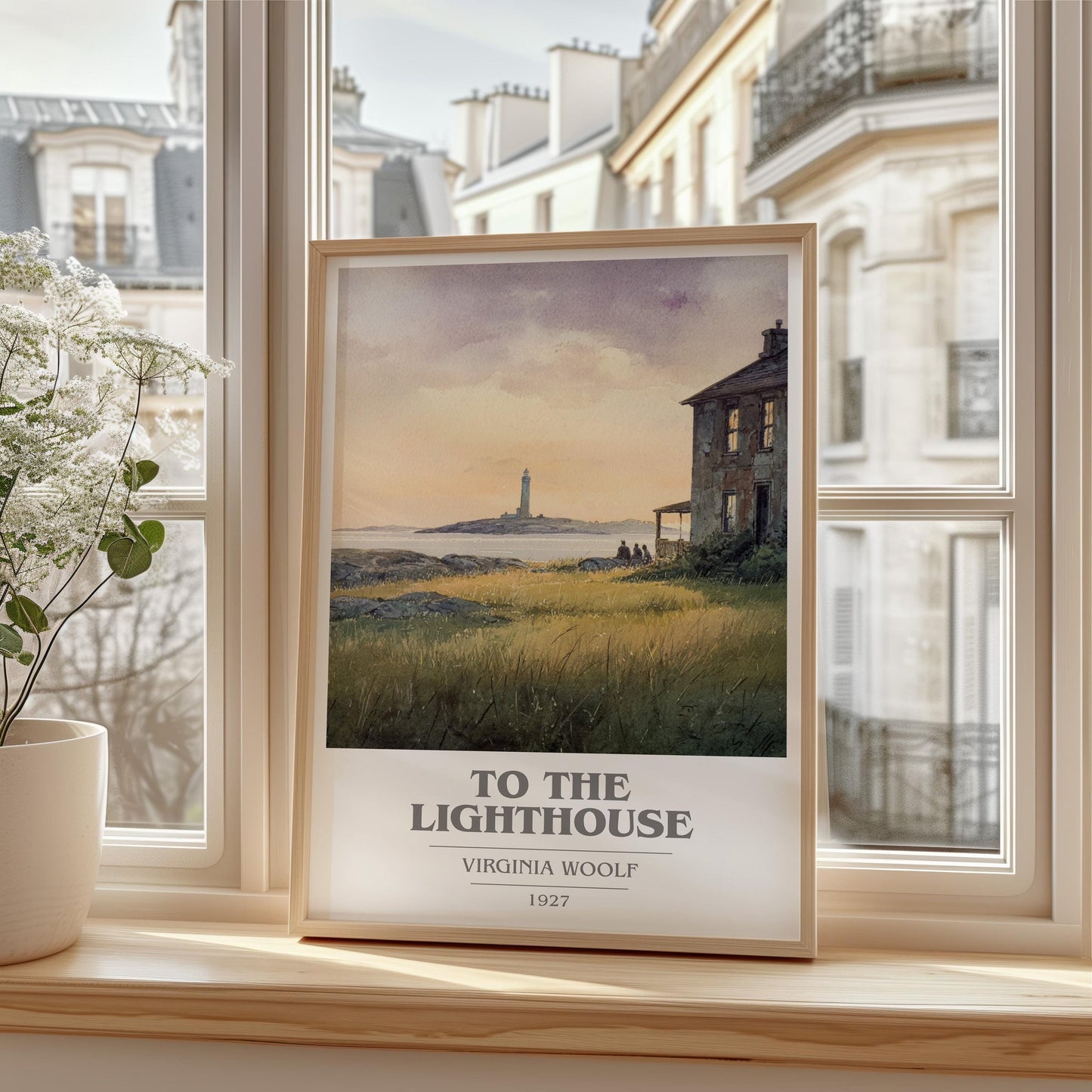 To the Lighthouse book cover poster colour and style options – Virginia Woolf book art